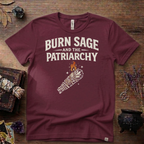 Burn Sage and the Patriarchy Witchy T-Shirt | Witchcraft, Feminist