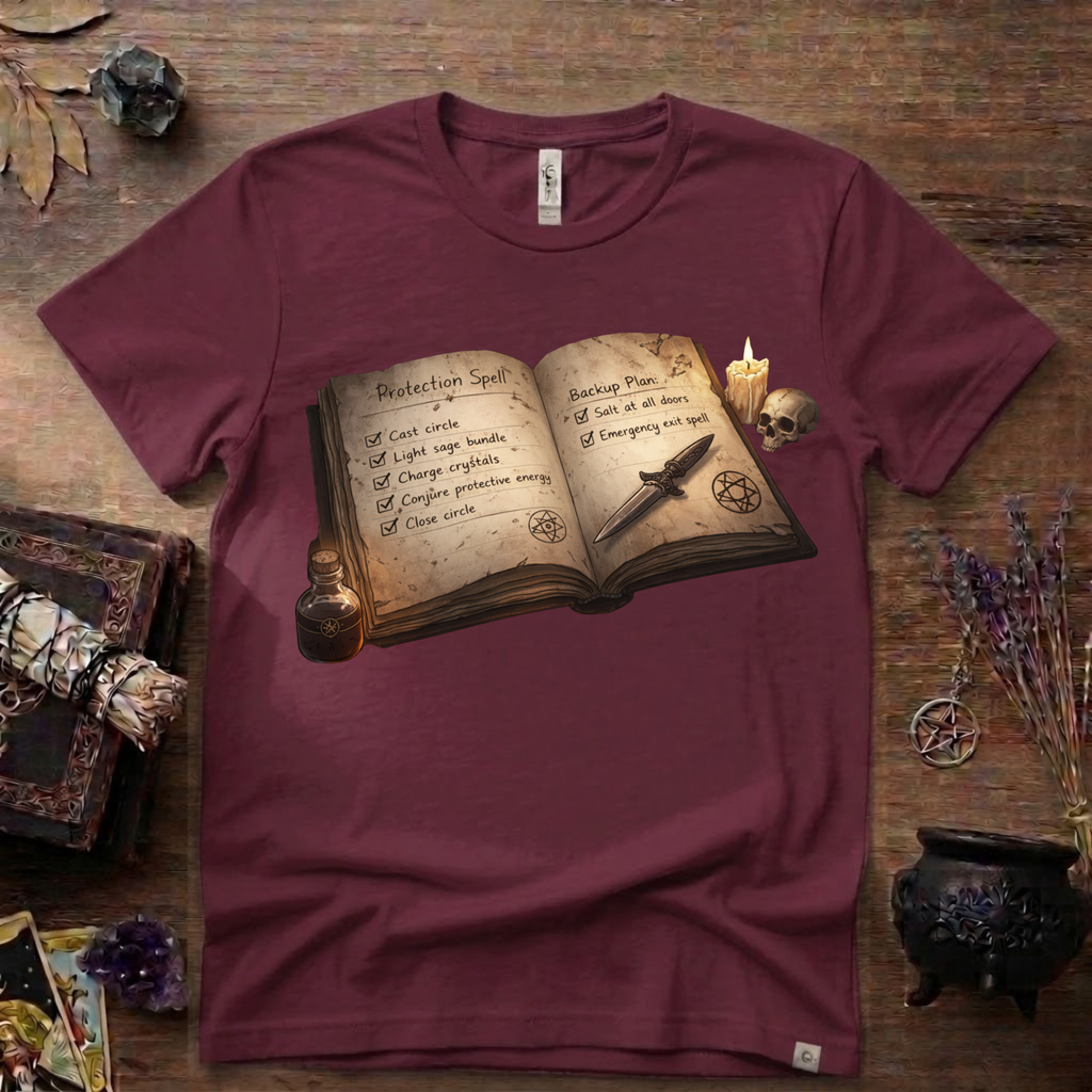 Witchy T-Shirt — Protection Spell