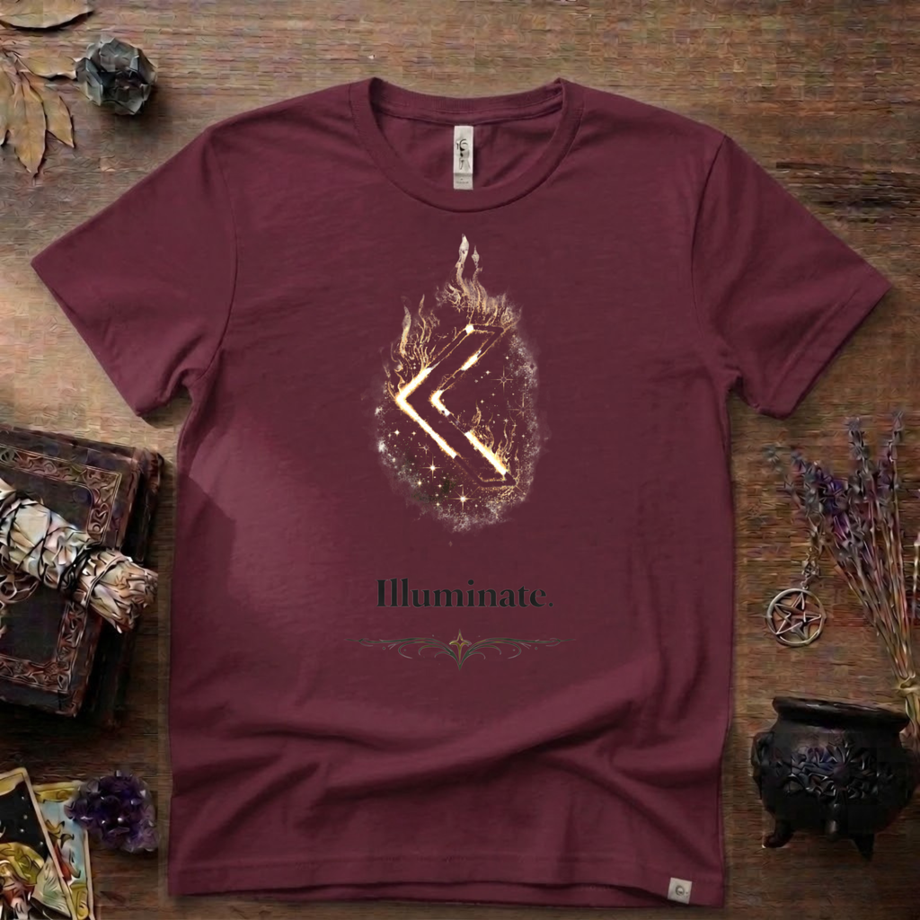 Kenaz Rune 'Illuminate' T-Shirt