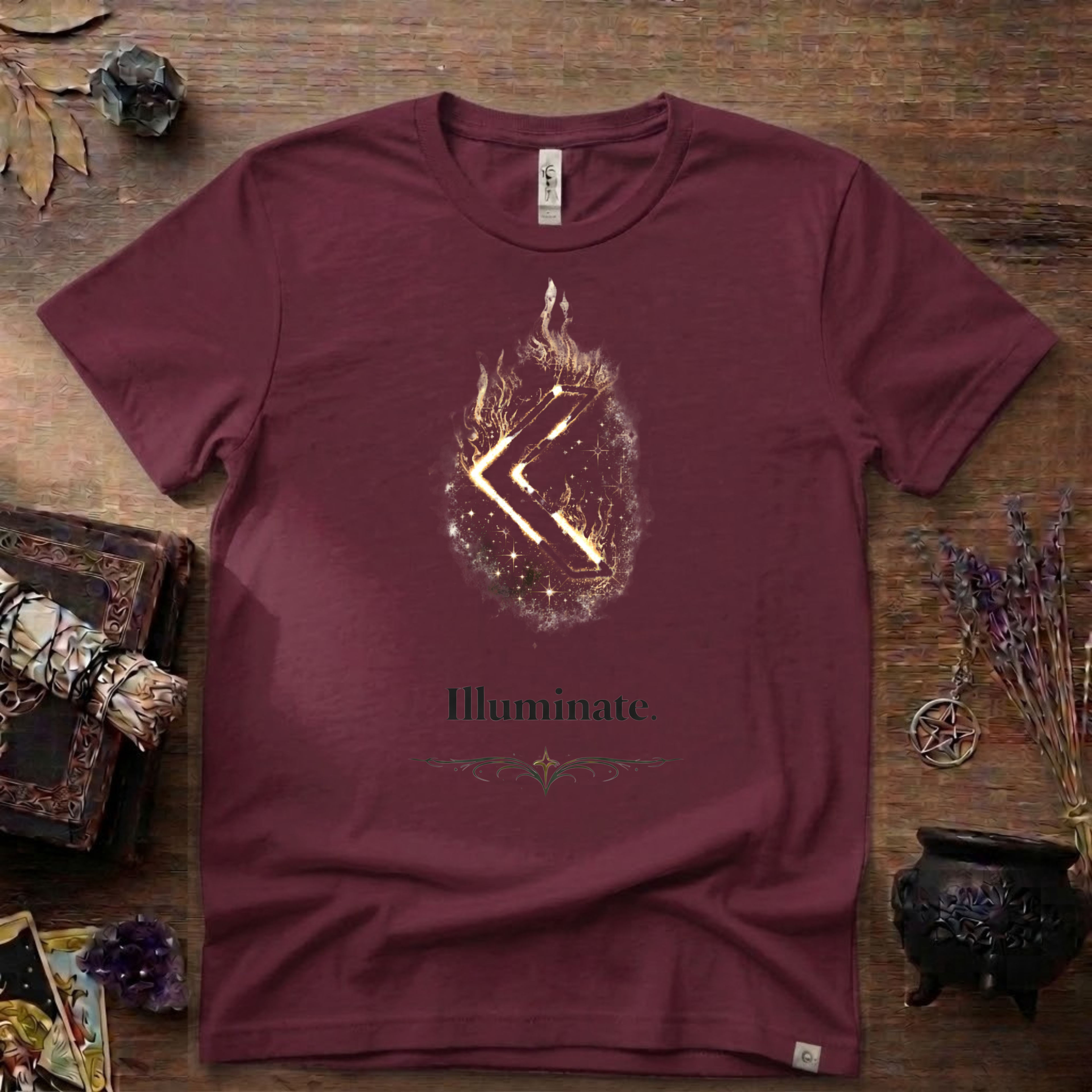 Kenaz Rune 'Illuminate' T-Shirt