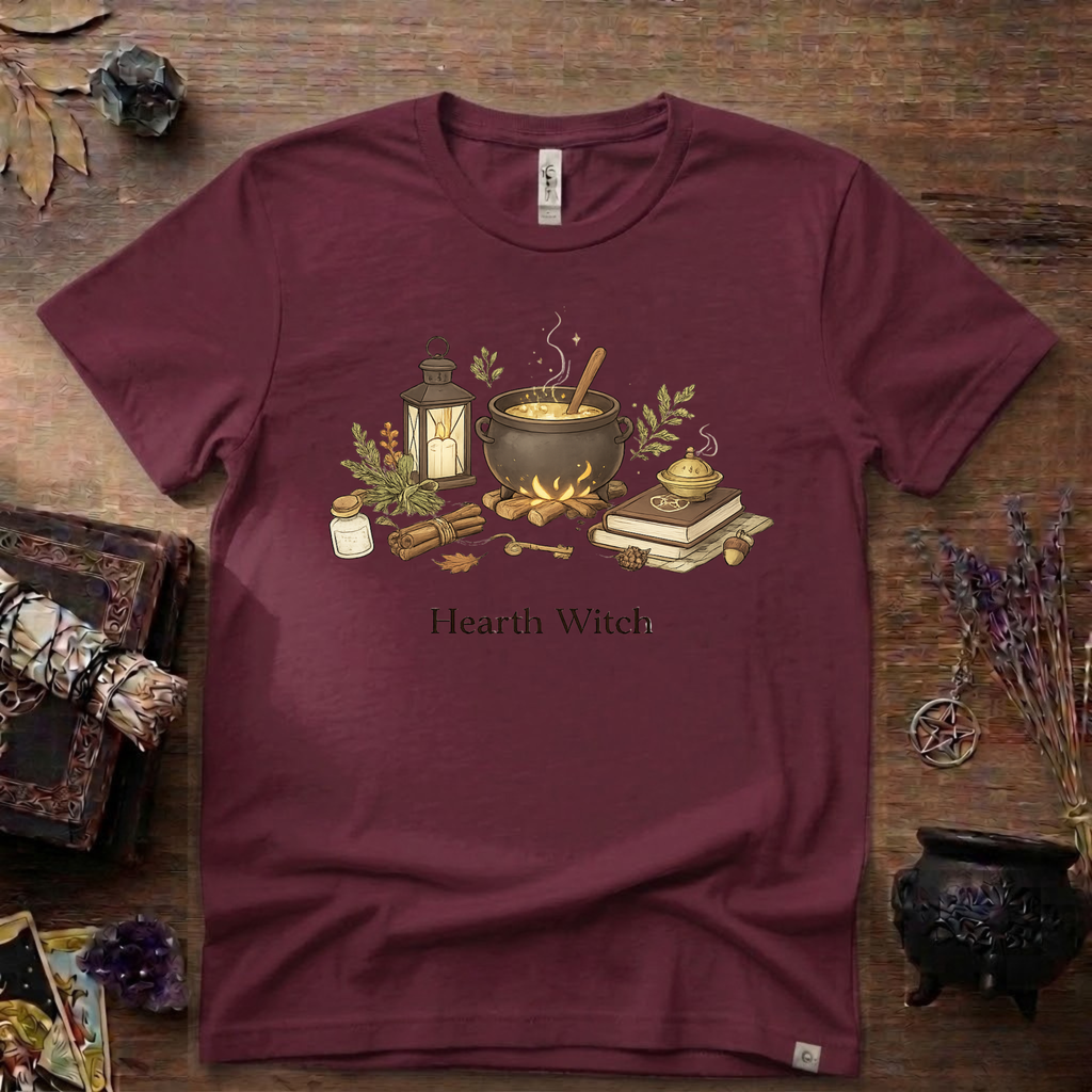 Hearth Witch T-Shirt — Witchy Magic Tee