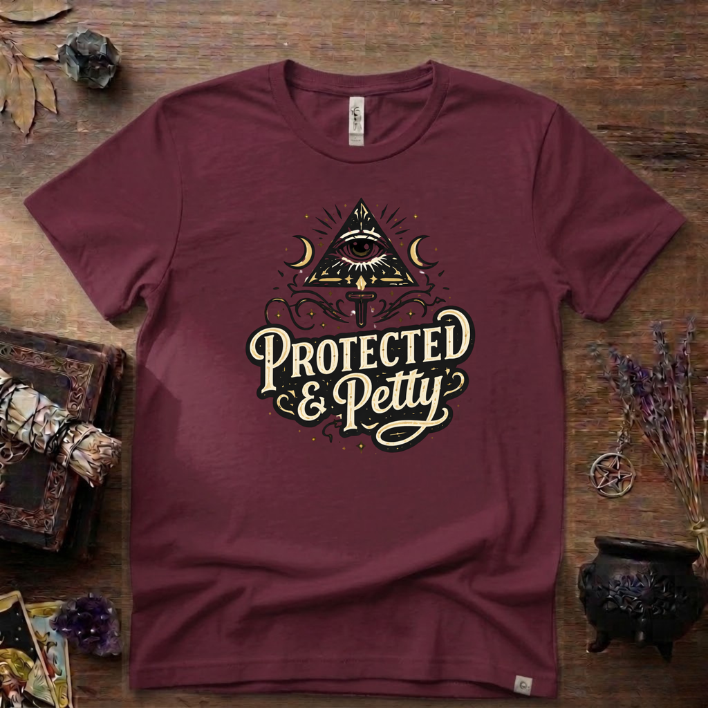 Witchy T-Shirt — "Protected and Petty"