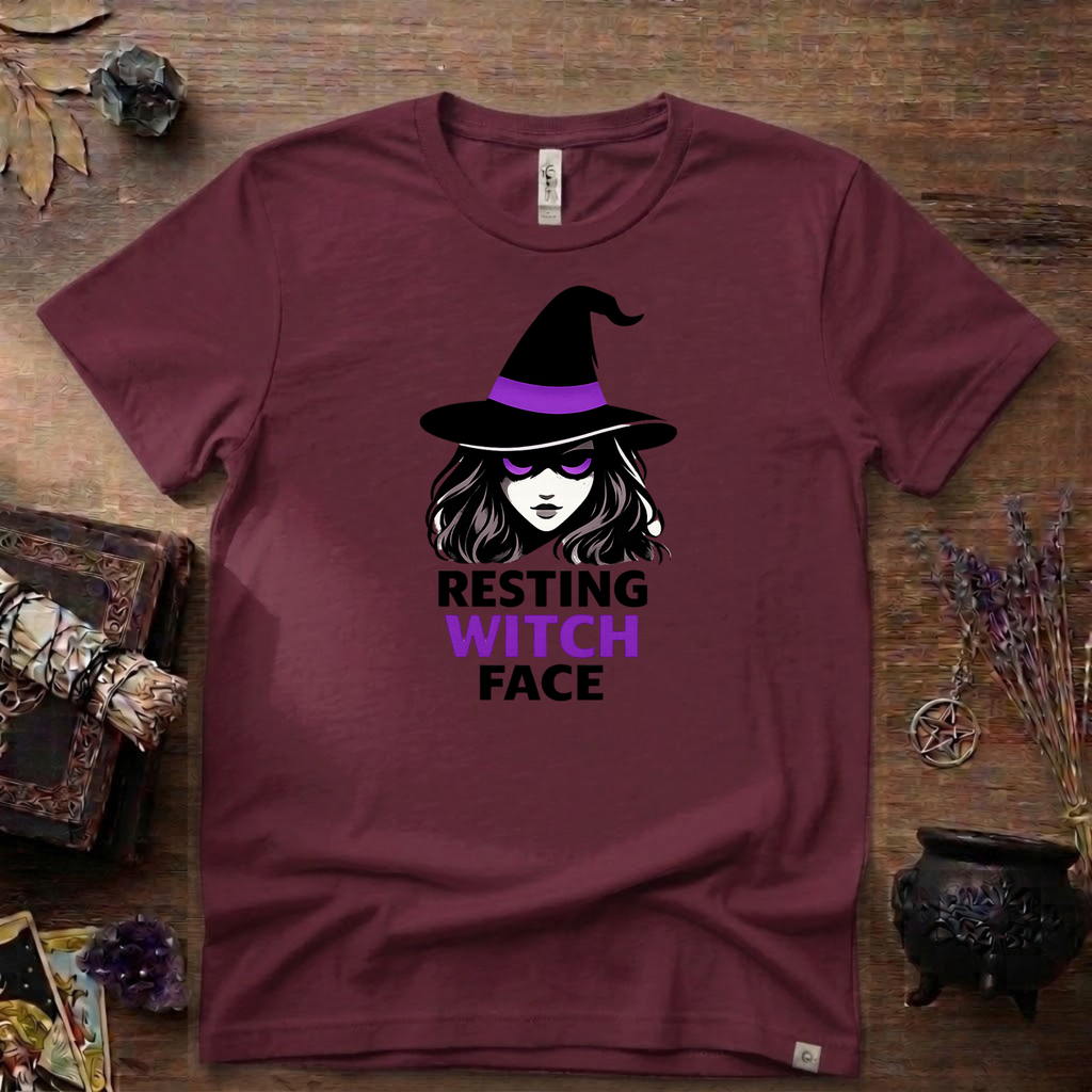 Witchy T-Shirt — "Resting Witch Face"
