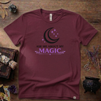 Ask Me About My Magic Witch T-Shirt — Witchy Vibe Tee