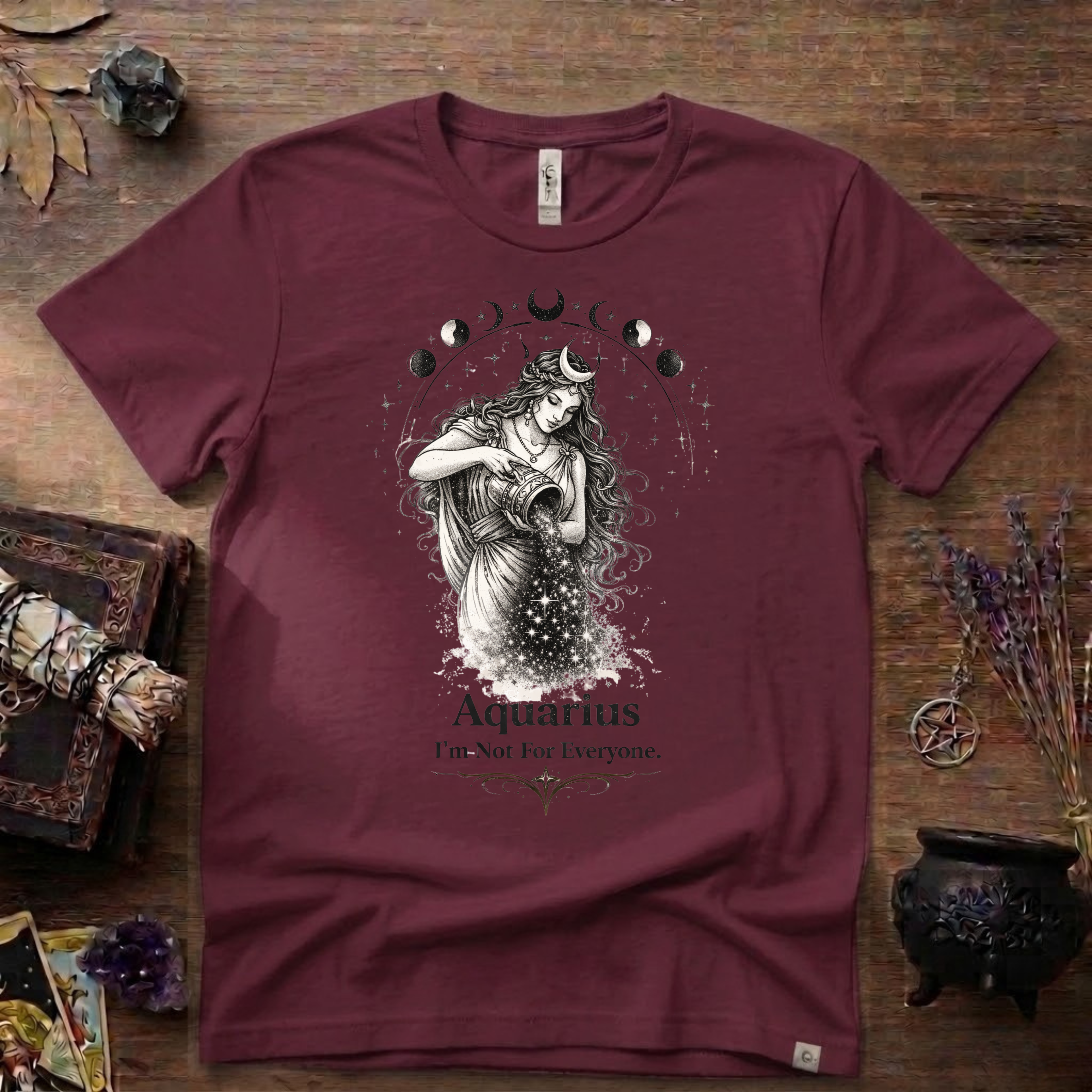 Aquarius 'I'm Not For Everyone' T-Shirt — Zodiac Horoscope Tee