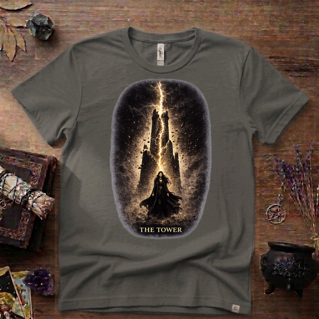 Tarot T-Shirt — The Tower