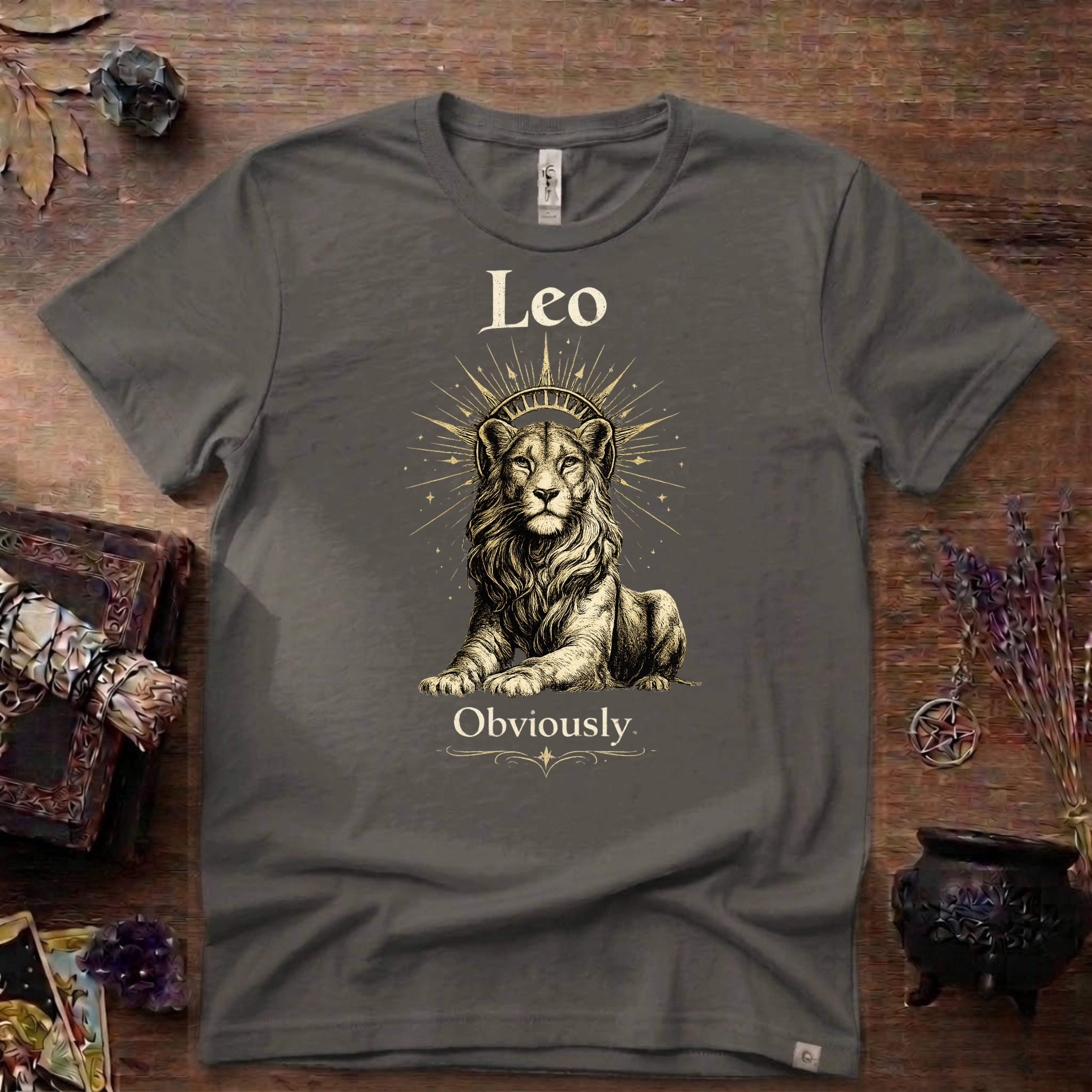 Leo Zodiac T-Shirt — Zodiac Leo "Obviously" Astrology Tee