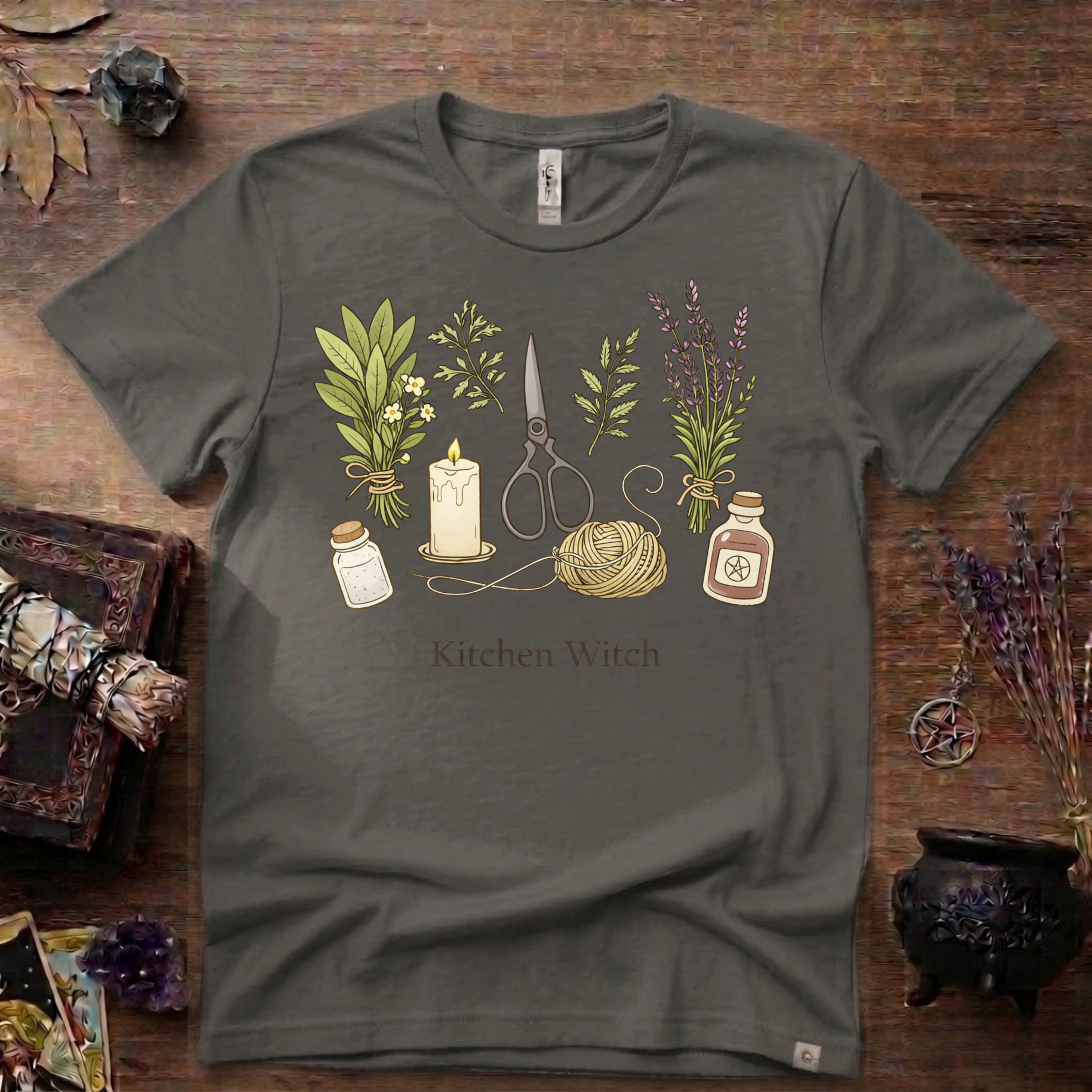 Kitchen Witch T-Shirt — Witchy Kitchen Spell Tee
