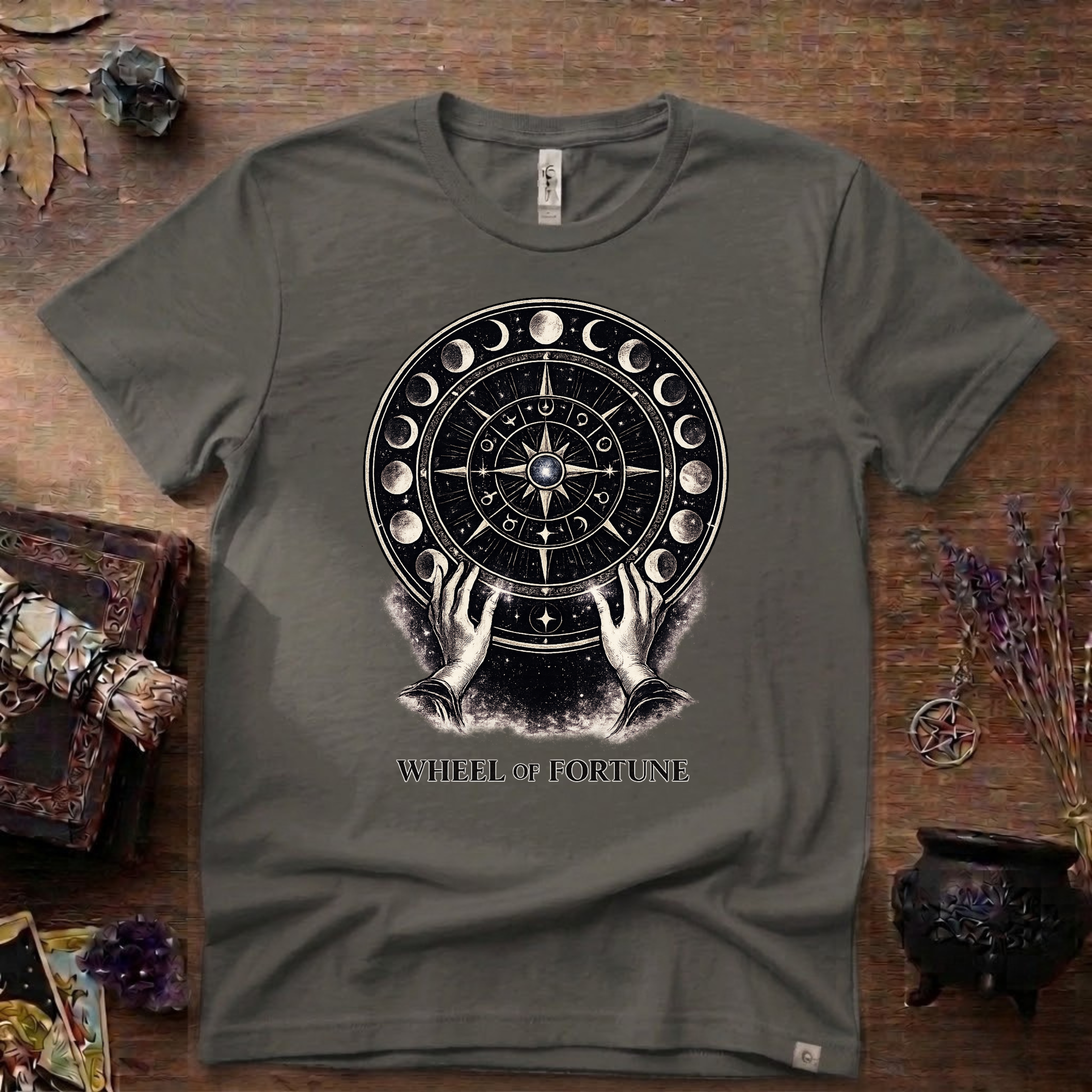 Tarot T-Shirt — The Wheel of Fortune