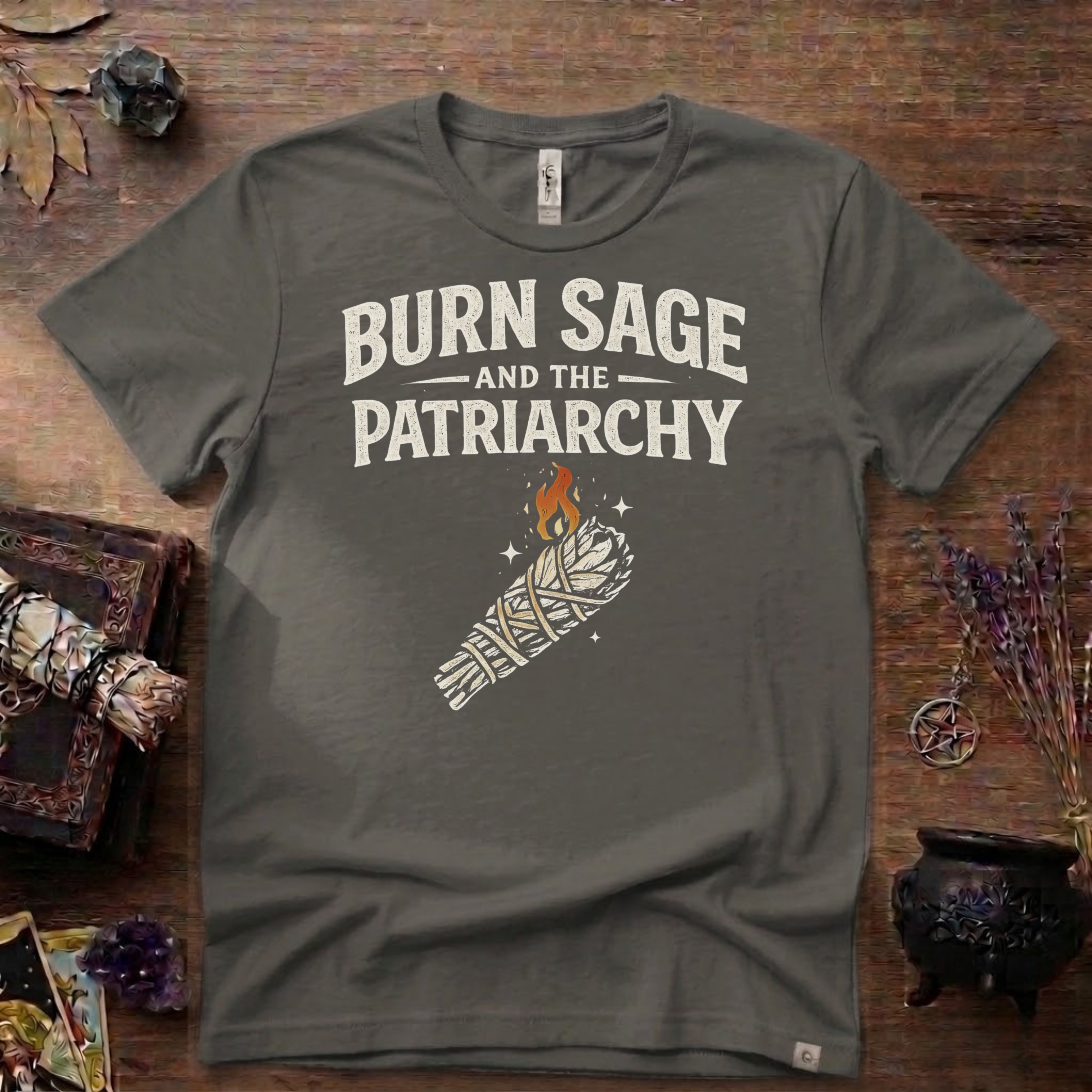 Burn Sage and the Patriarchy Witchy T-Shirt | Witchcraft, Feminist