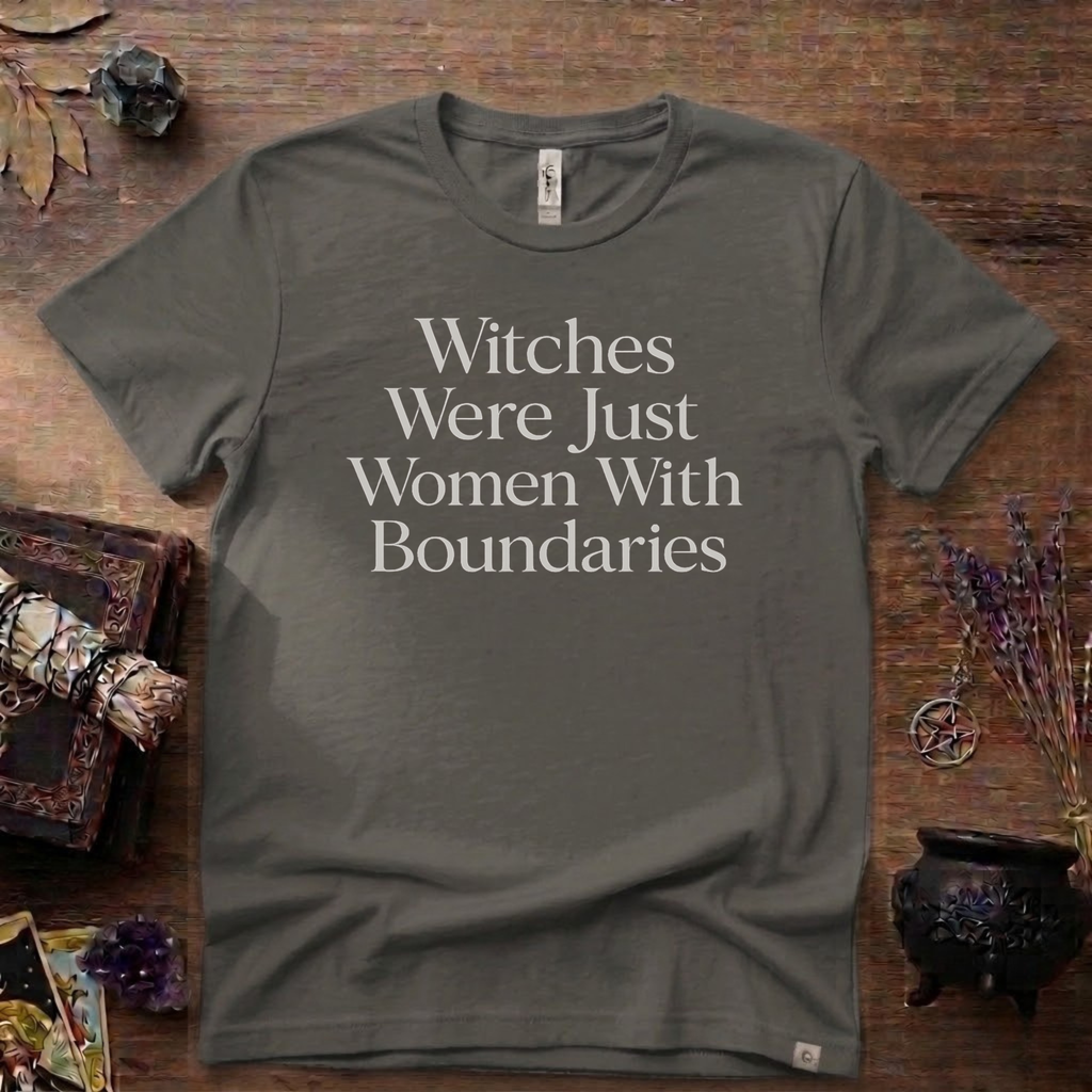 Witchy T-Shirt — Witches Were Just Women with Boundaries