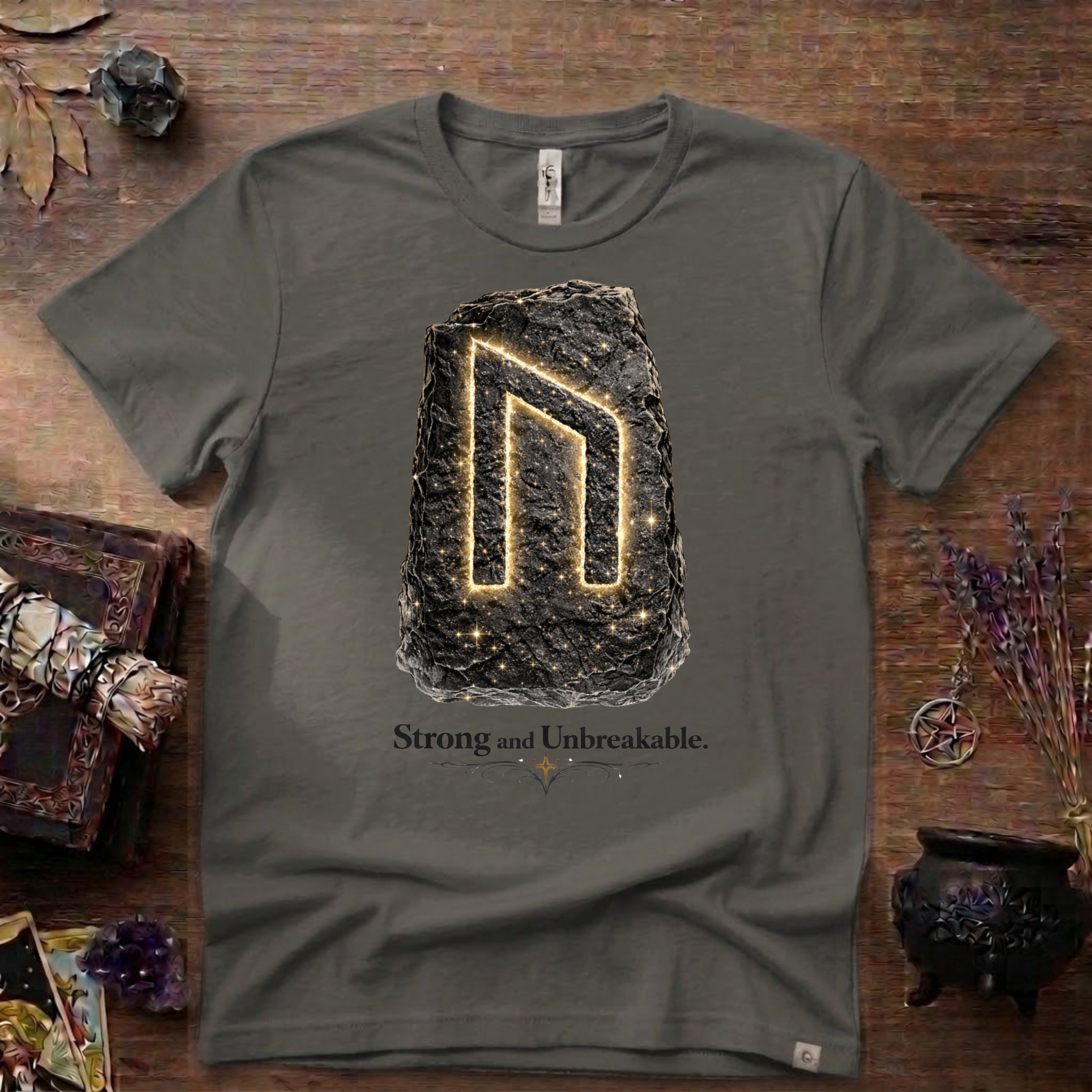 Uruz Rune 'Strong and Unbreakable' T-Shirt