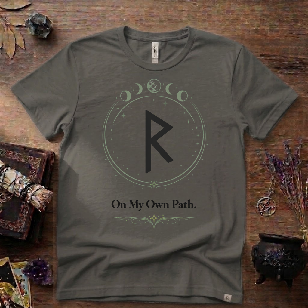 Raidho Rune 'On My Own Path' T-Shirt