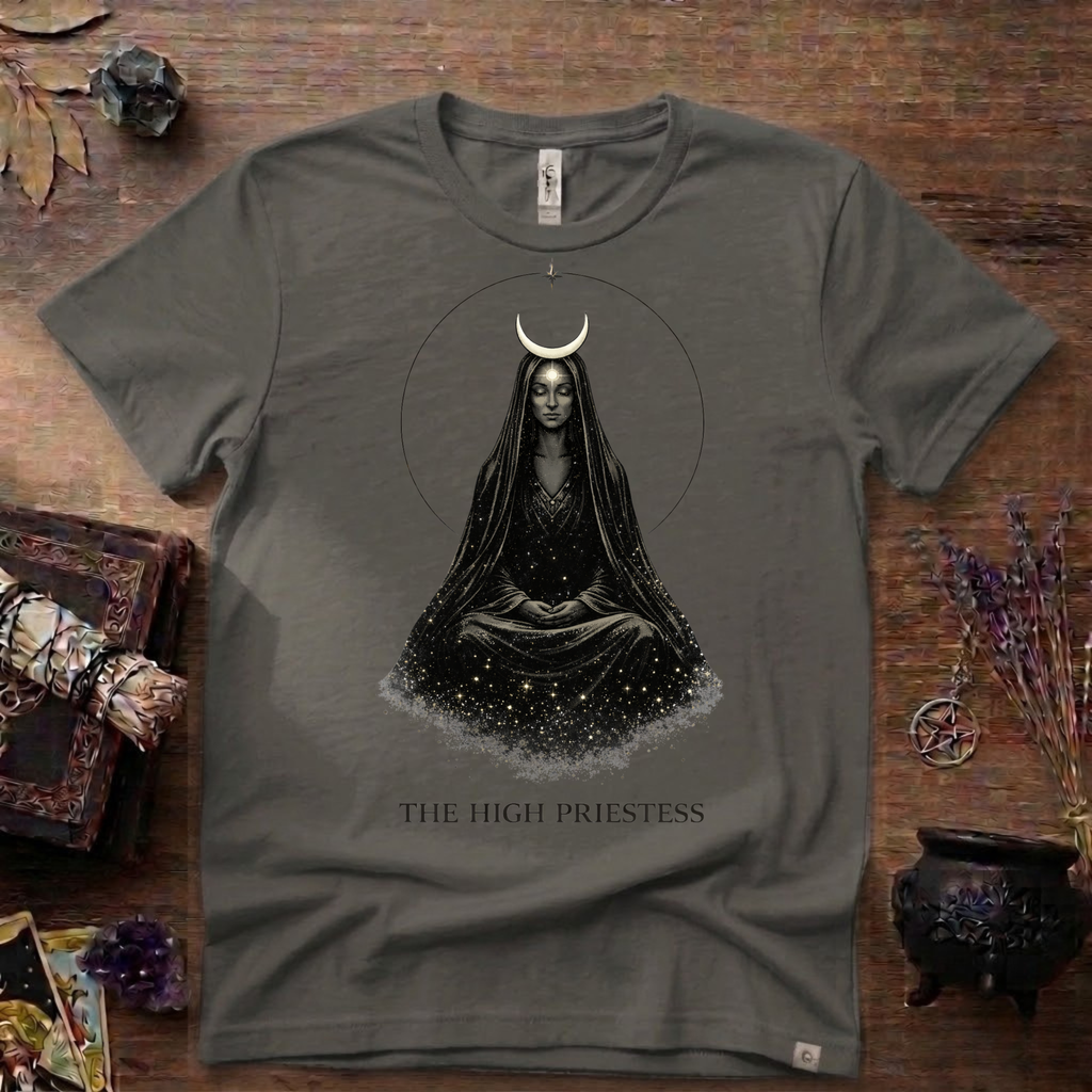 Tarot T-Shirt — The High Priestess