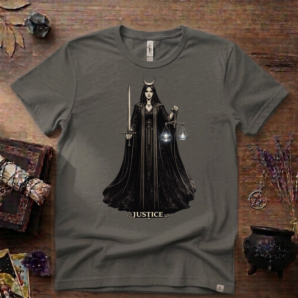 Tarot T-Shirt — Justice