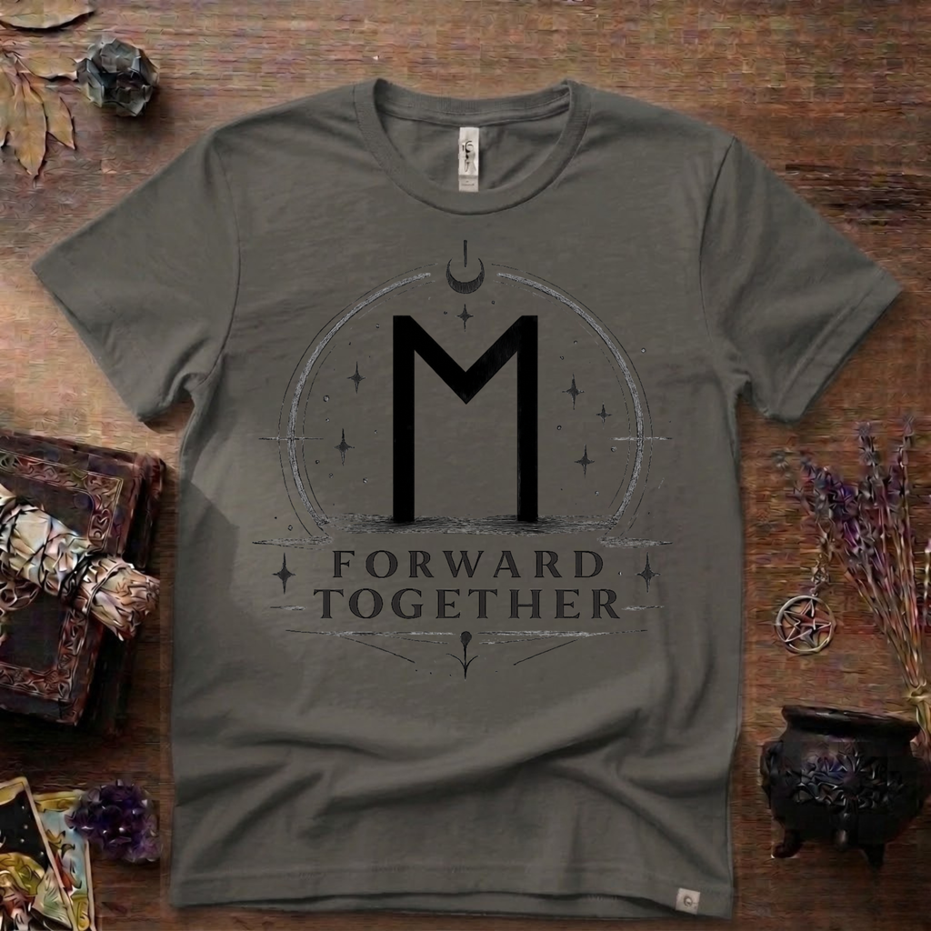 Ehwaz Rune T-Shirt — "Forward Together"