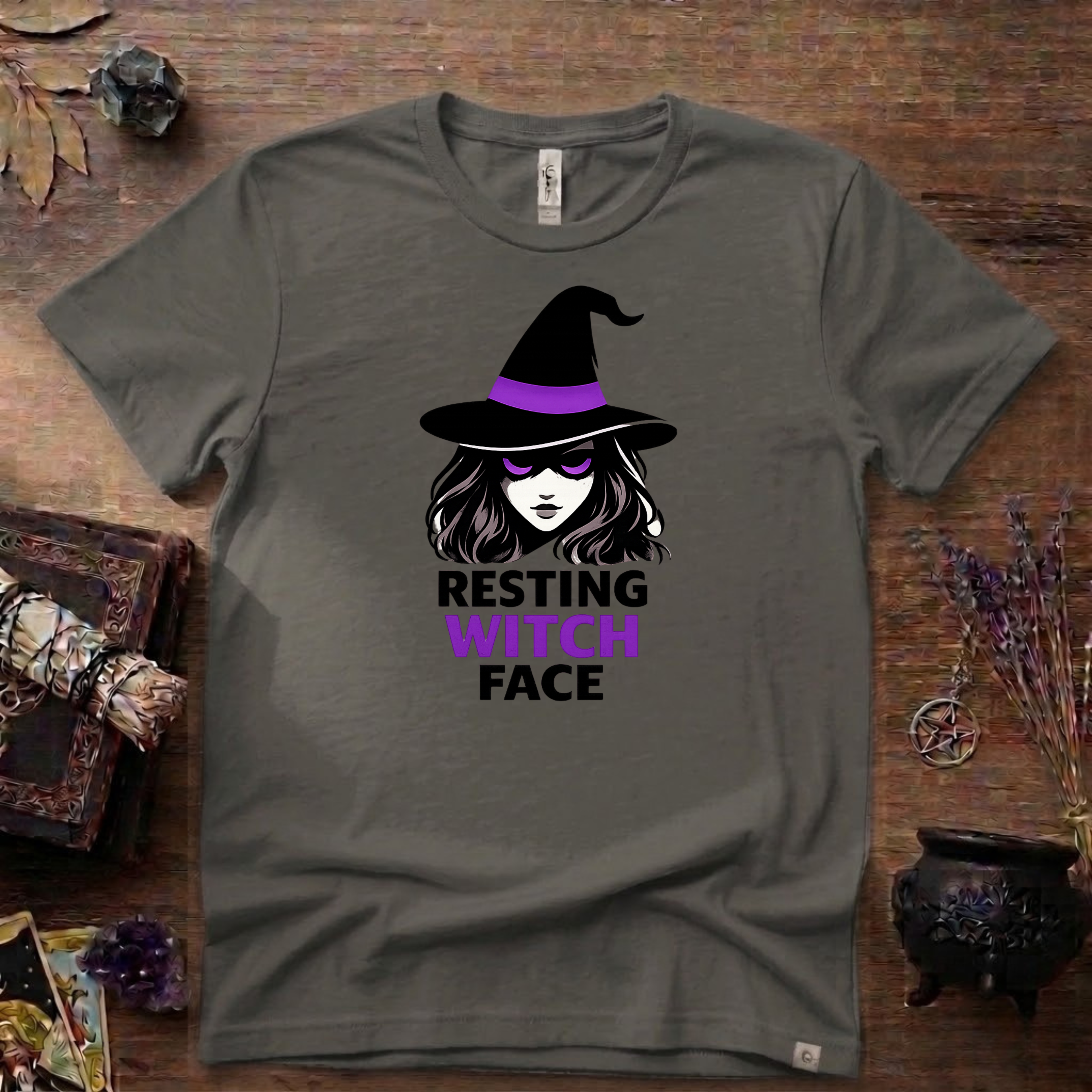 Witchy T-Shirt — "Resting Witch Face"