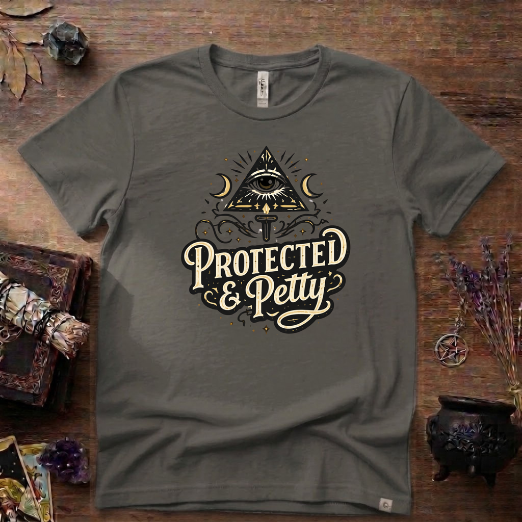 Witchy T-Shirt — "Protected and Petty"