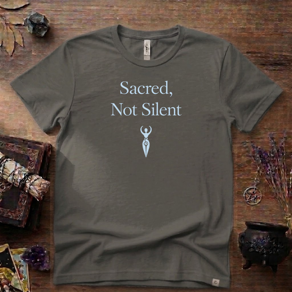 Witchy T-Shirt — "Sacred Not Silent"