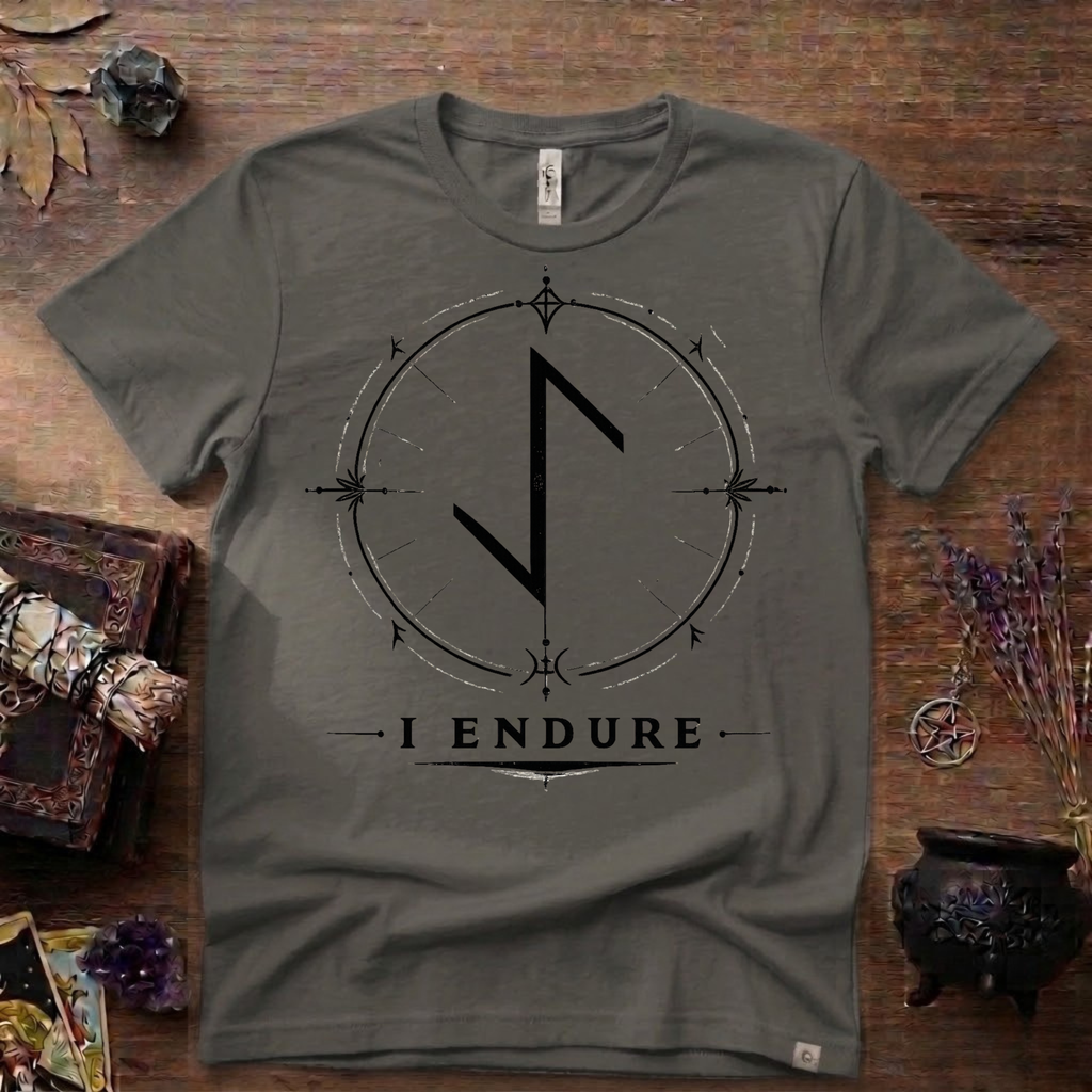 Eihwaz Rune 'I Endure' T-Shirt