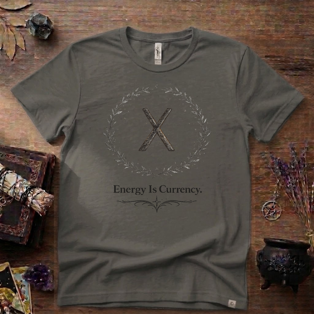 Energy Is Currency Gebo Rune T-Shirt