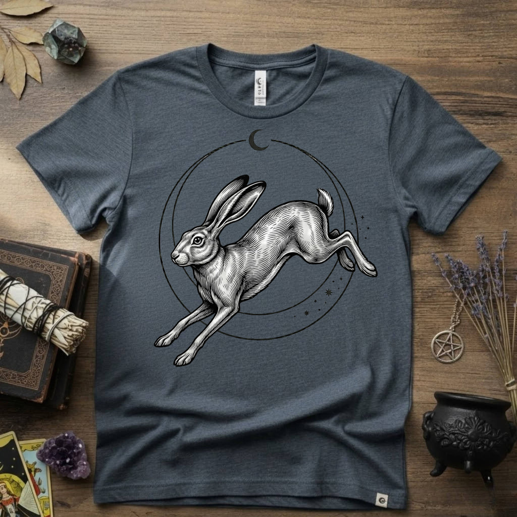 Rabbit Totem T-Shirt — Spiritual Animal Rabbit Tee for Nature Lovers