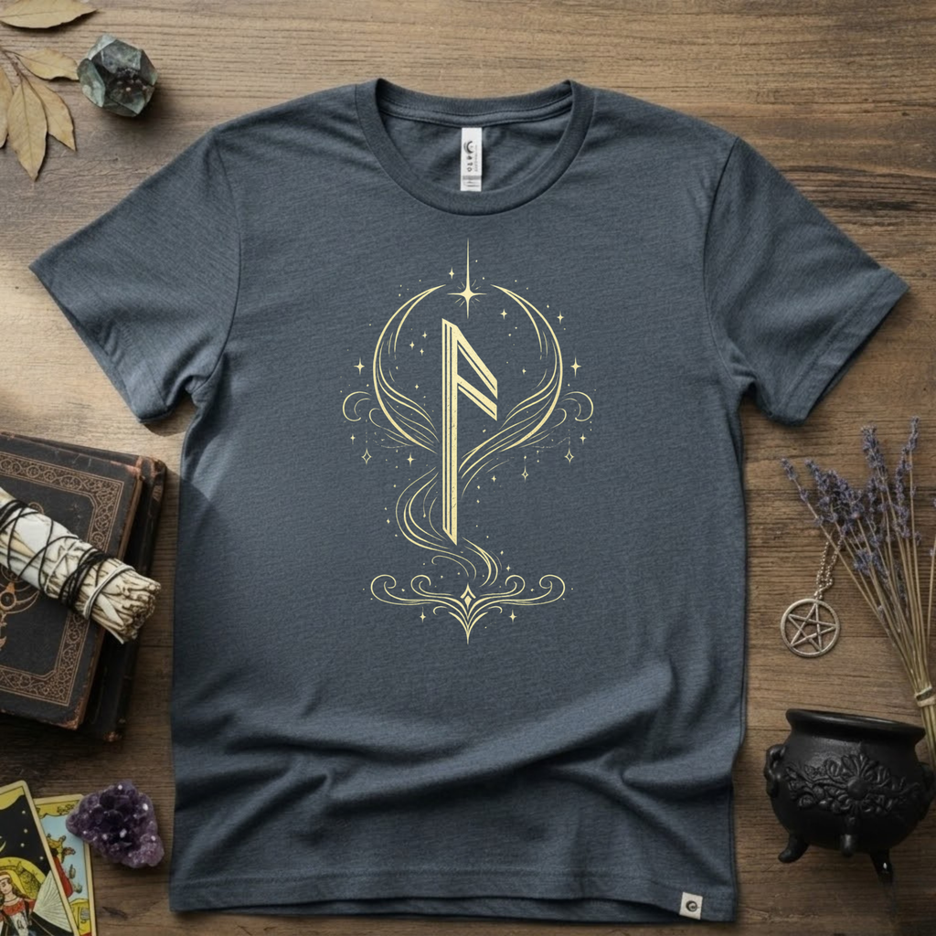 Ansuz Rune T-Shirt — Norse Rune Symbol Tee