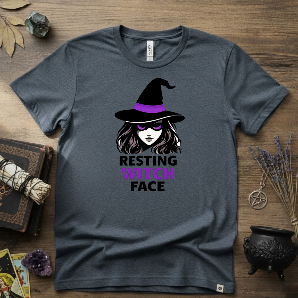 Witchy T-Shirt — "Resting Witch Face"