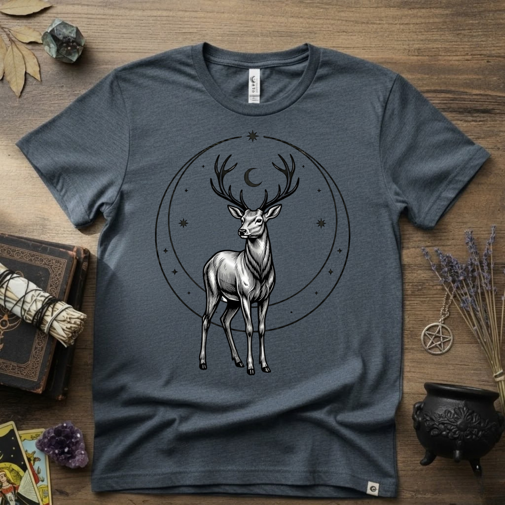 Stag Totem T-Shirt — Majestic Deer Graphic Tee