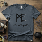Mannaz Rune "Know Thyself" T-Shirt