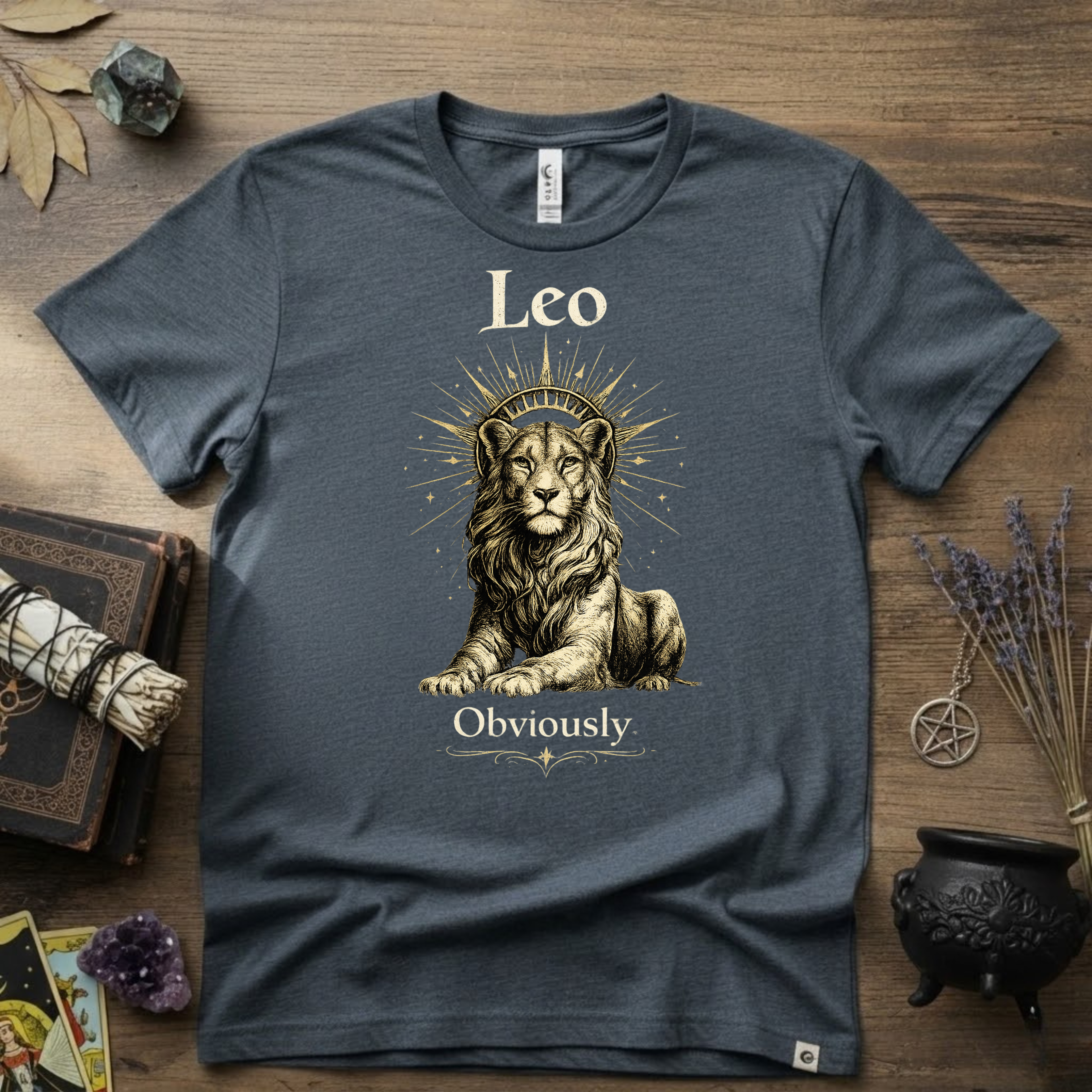 Leo Zodiac T-Shirt — Zodiac Leo "Obviously" Astrology Tee