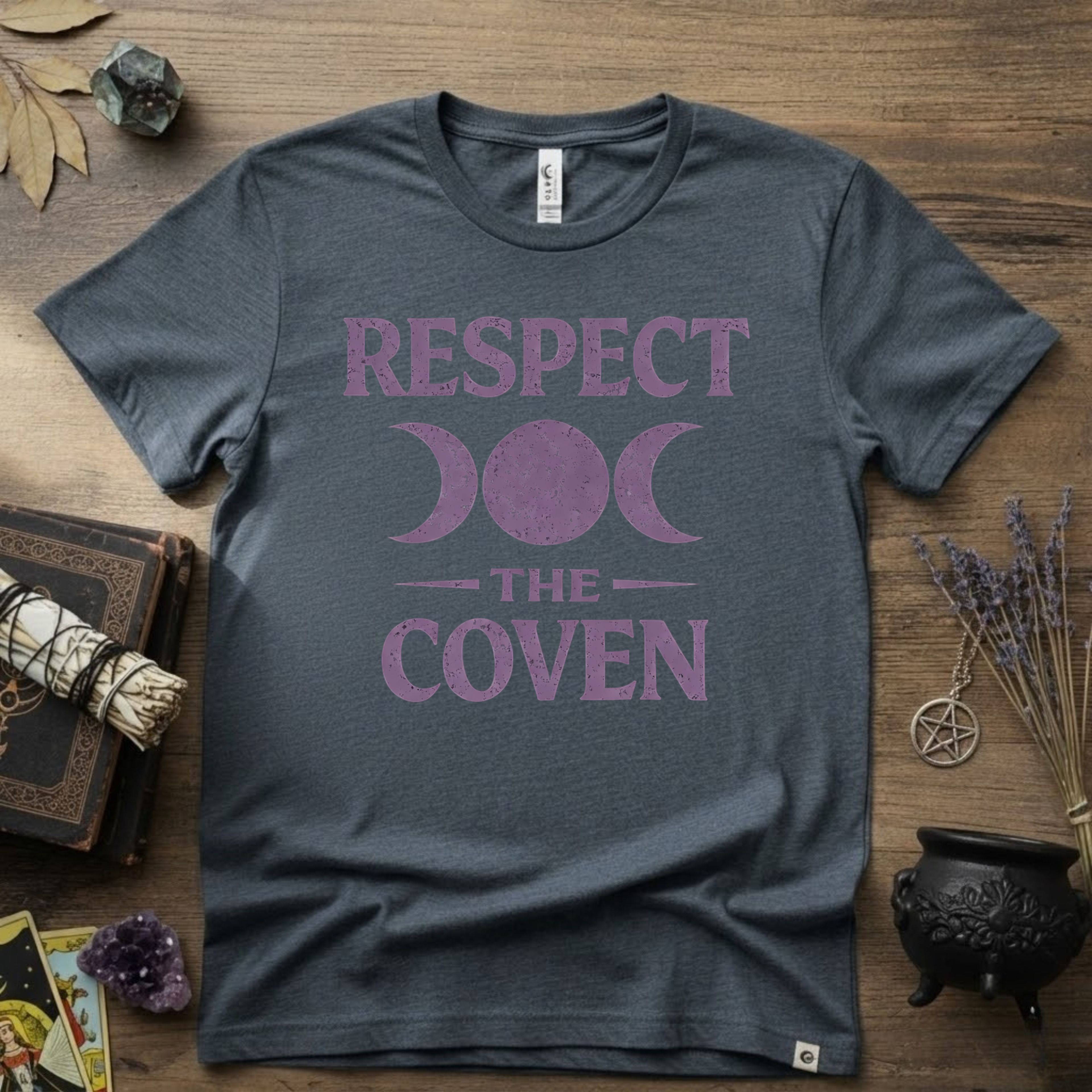 Witchy T-Shirt — "Respect the Coven"