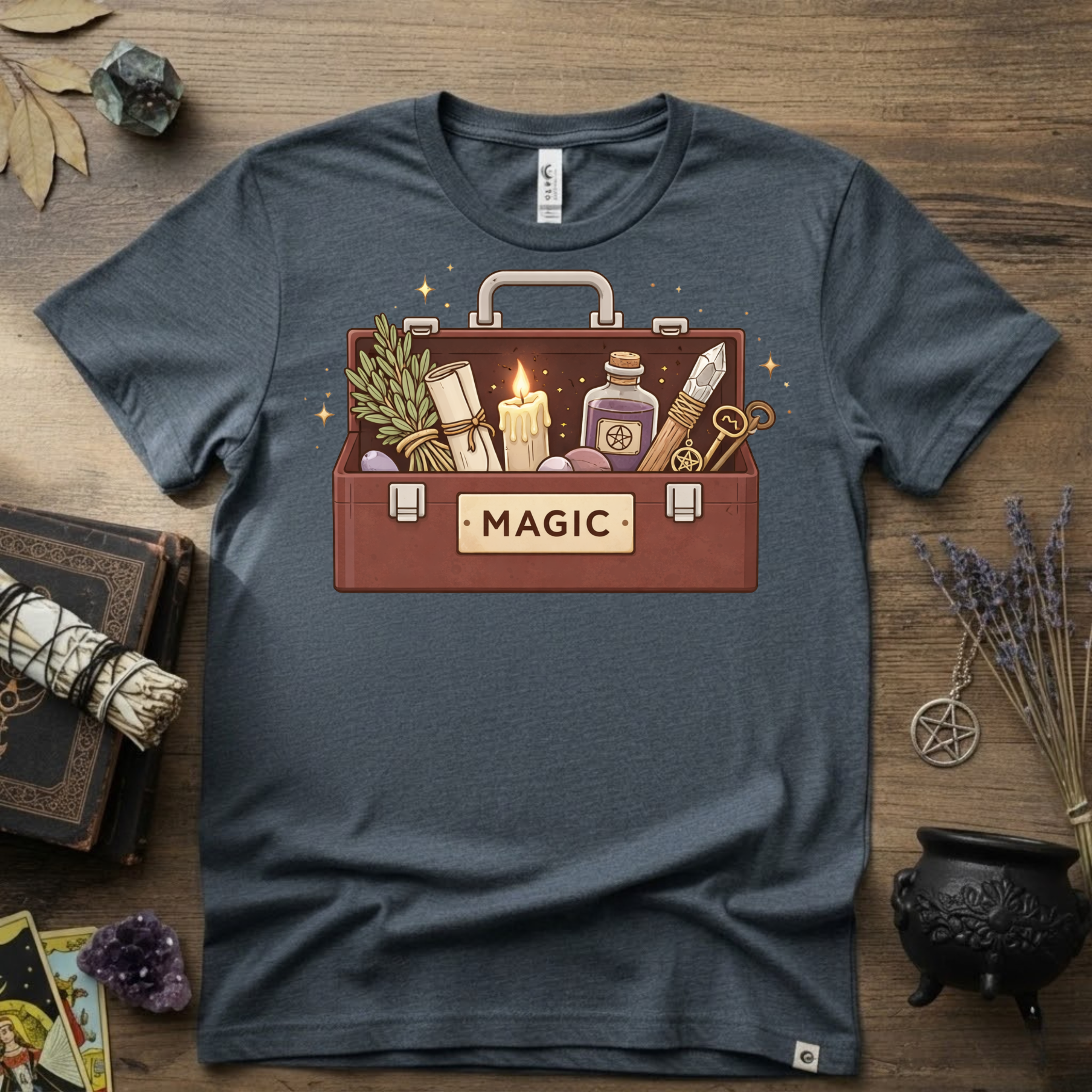 Witchy T-Shirt — "Magic Toolbox"