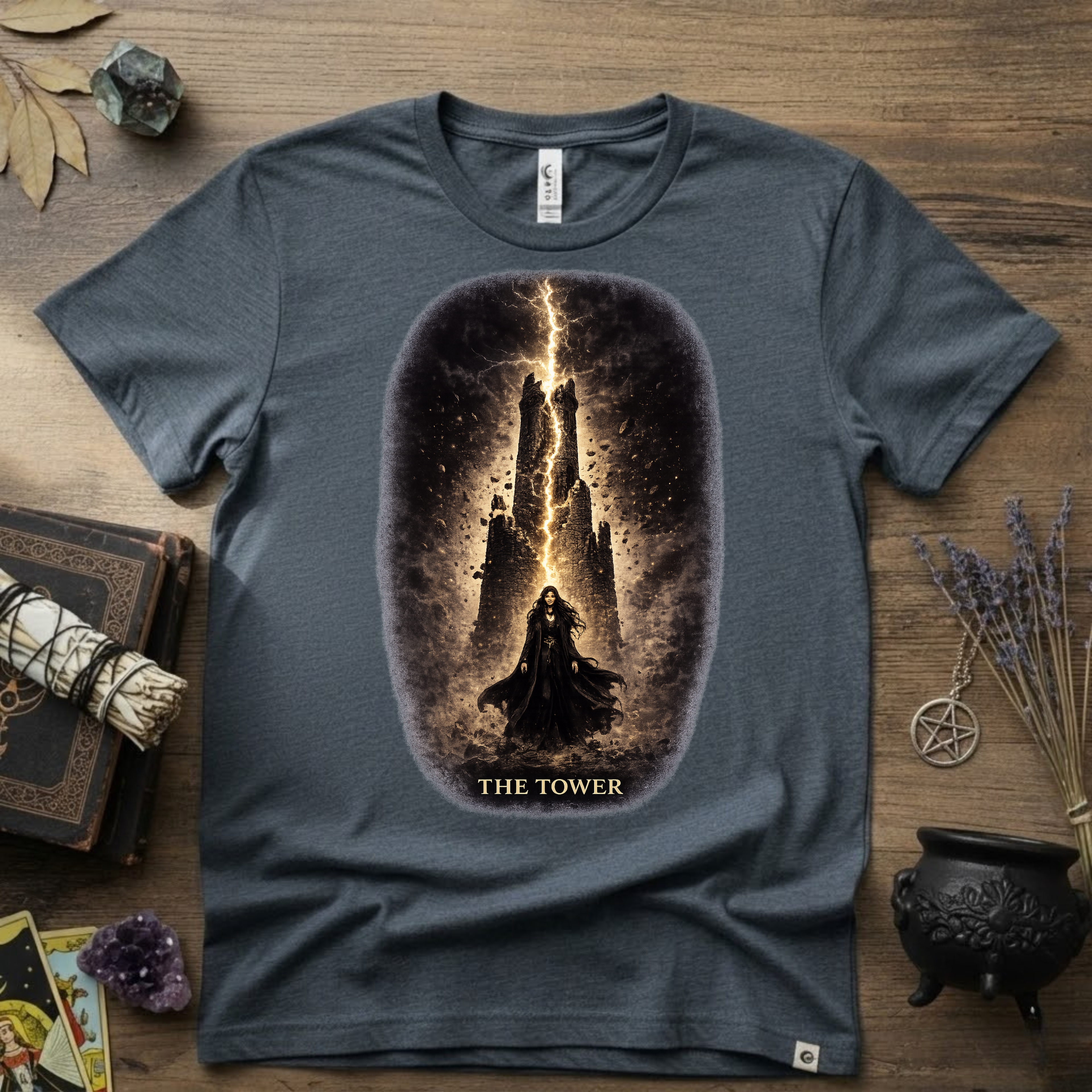 Tarot T-Shirt — The Tower