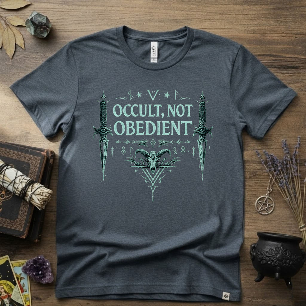 Witchy T-Shirt — "Occult Not Obedient"