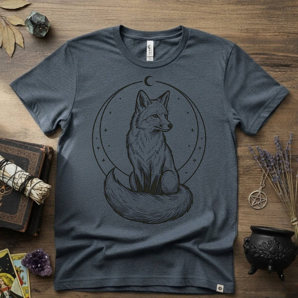 Fox Totem T-Shirt — Mystical Woodland Fox Graphic Tee