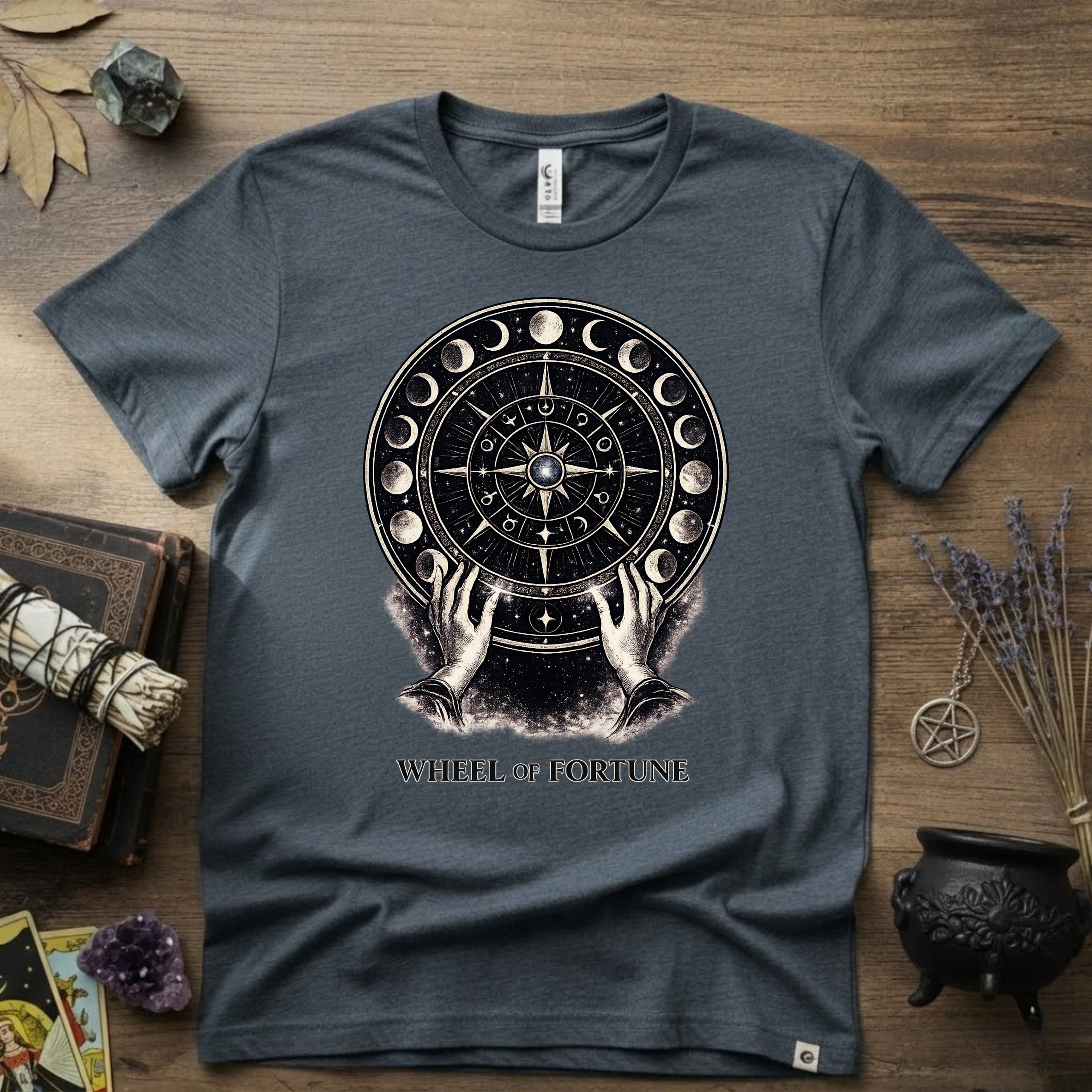 Tarot T-Shirt — The Wheel of Fortune