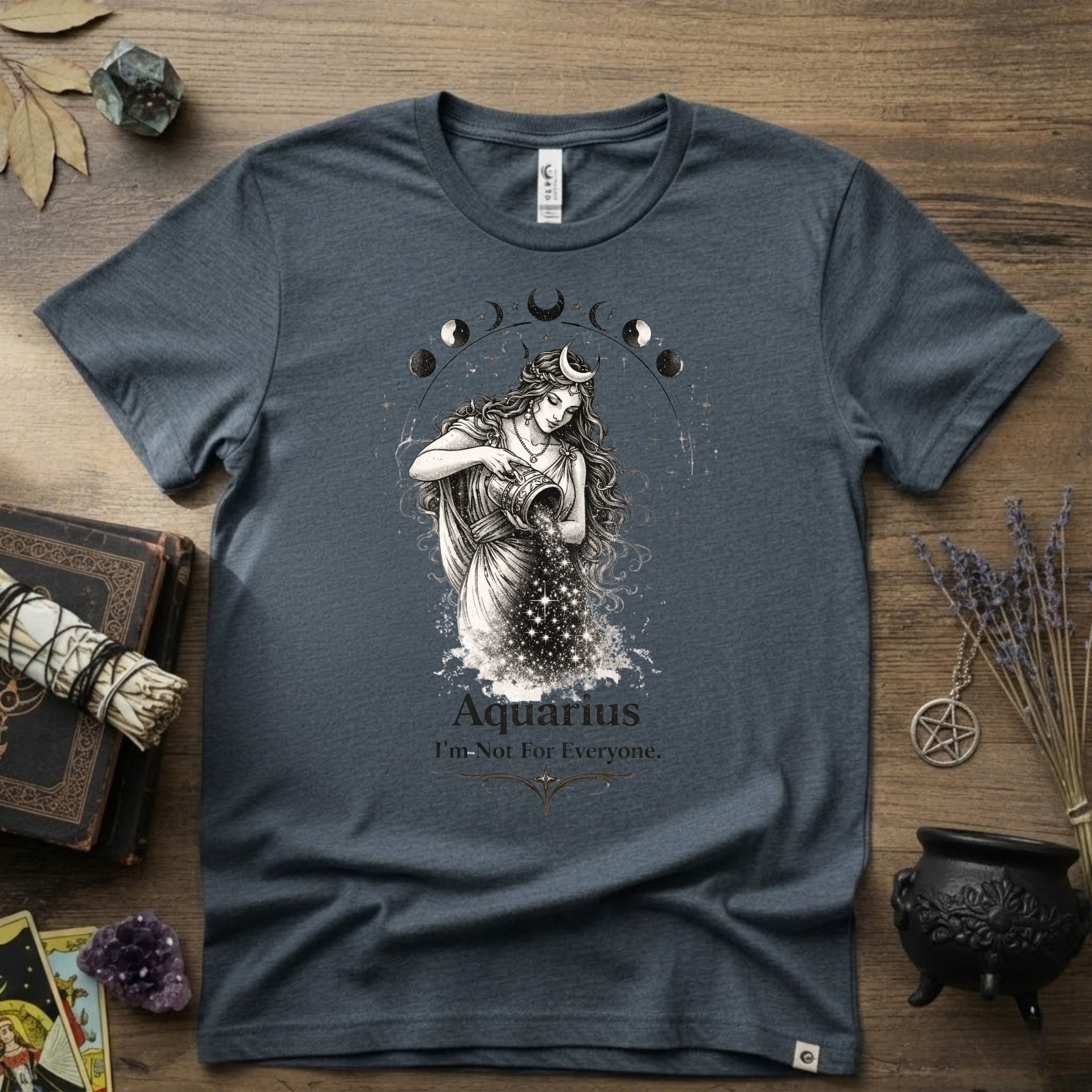 Aquarius 'I'm Not For Everyone' T-Shirt — Zodiac Horoscope Tee