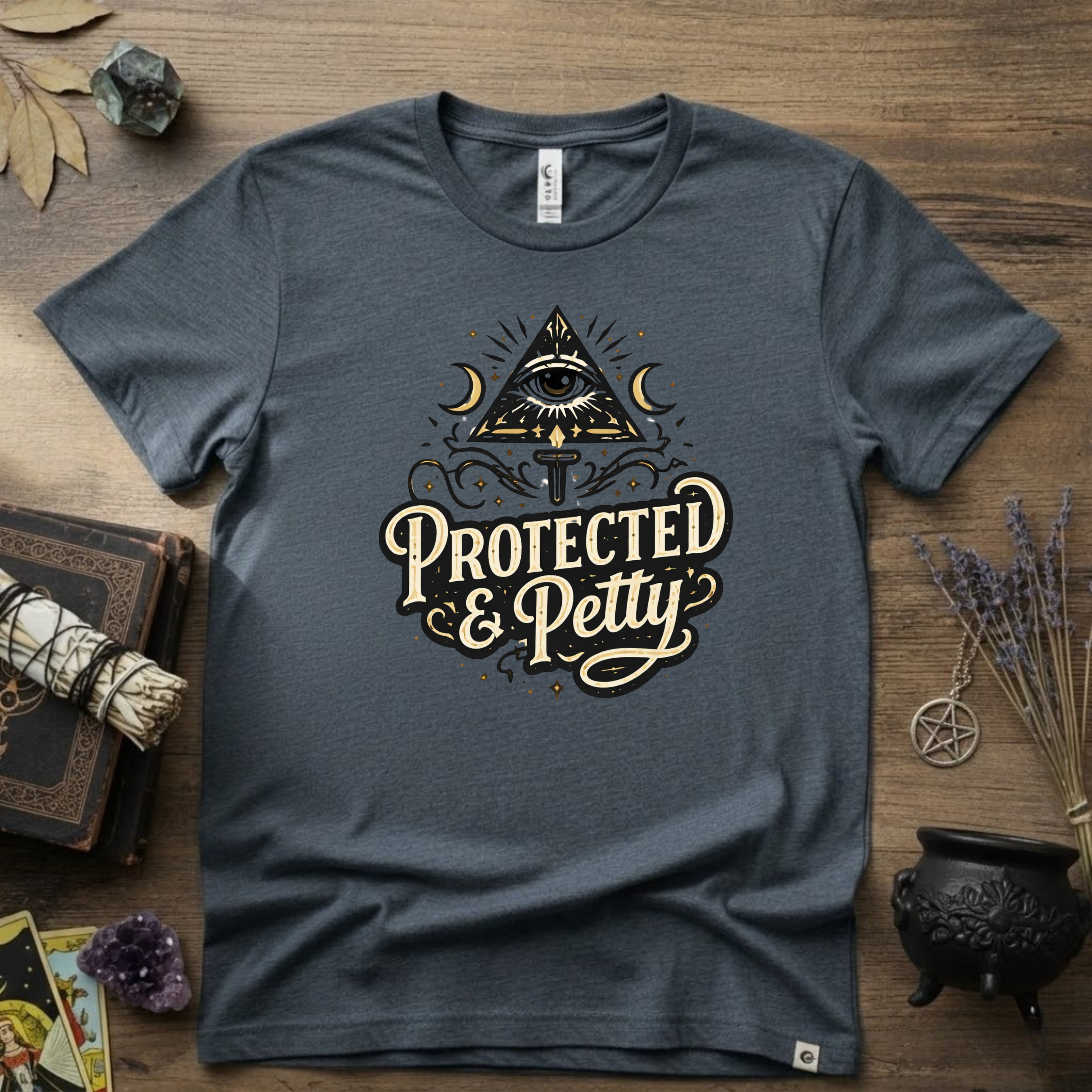 Witchy T-Shirt — "Protected and Petty"
