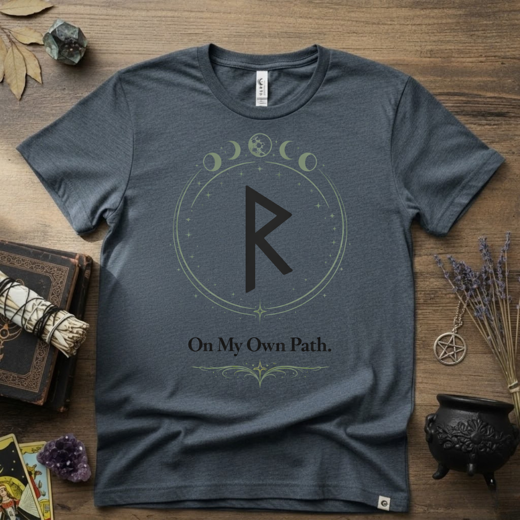 Raidho Rune 'On My Own Path' T-Shirt