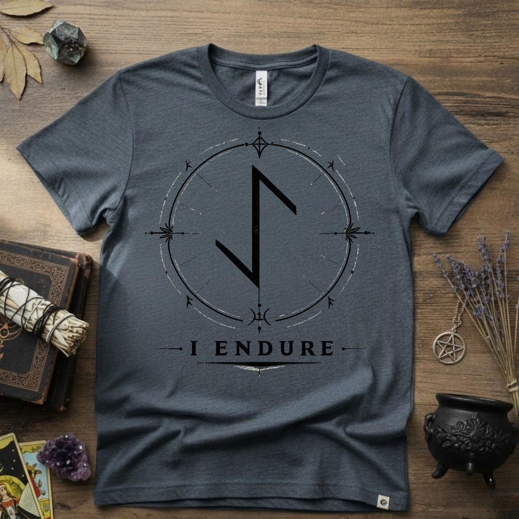 Eihwaz Rune 'I Endure' T-Shirt