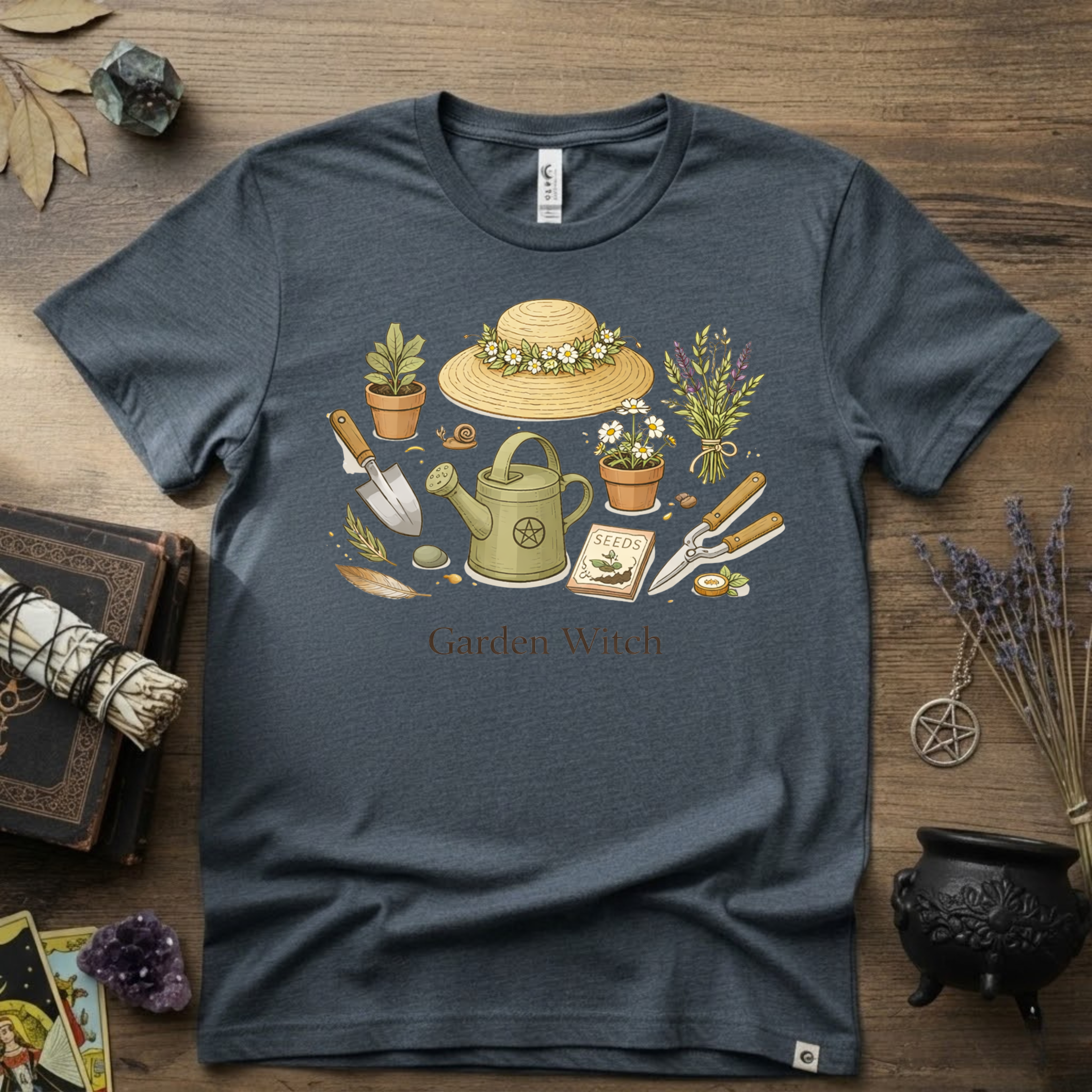 Garden Witch T-Shirt — Witchy Plant Magic Tee