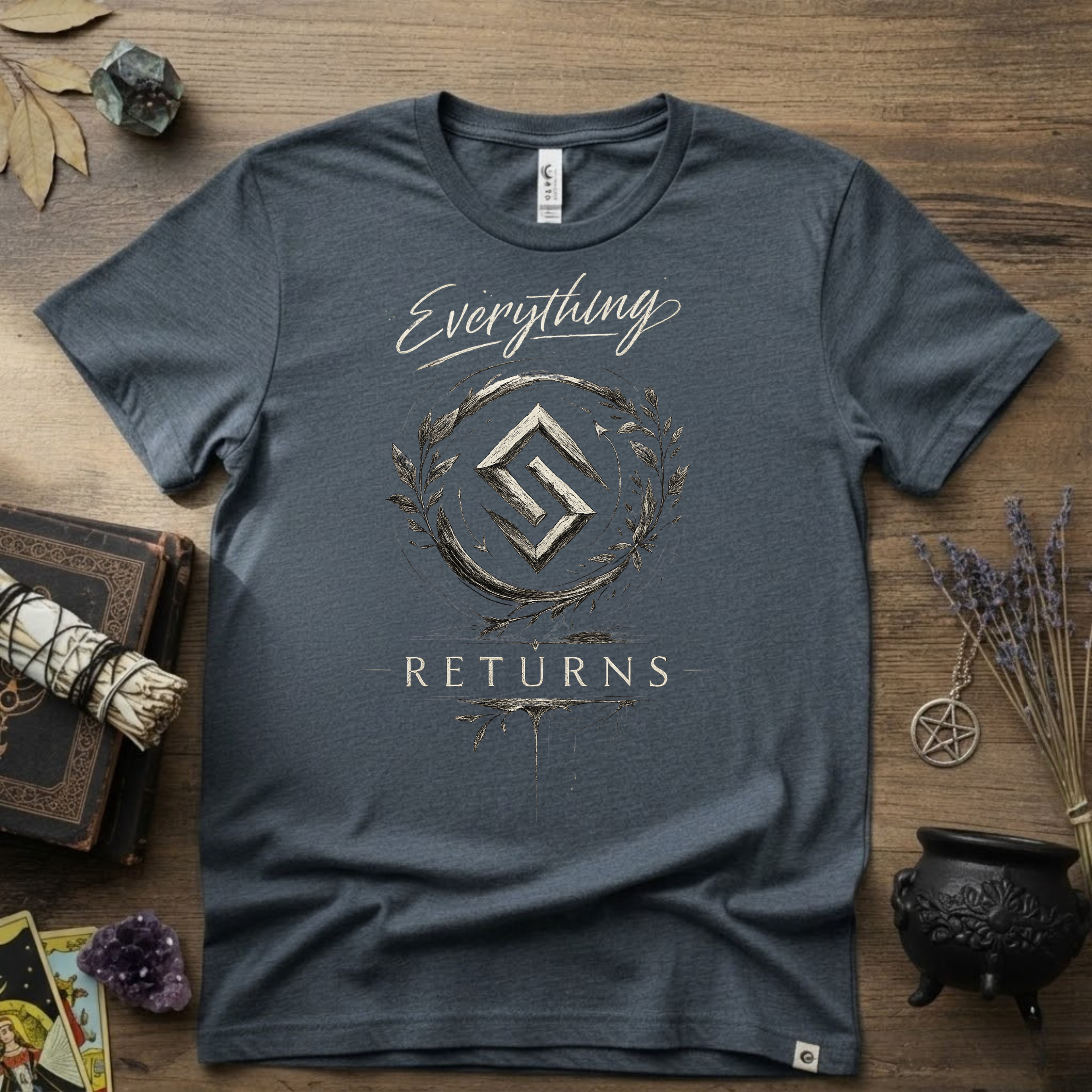 Jera Rune "Everything Returns" T-Shirt