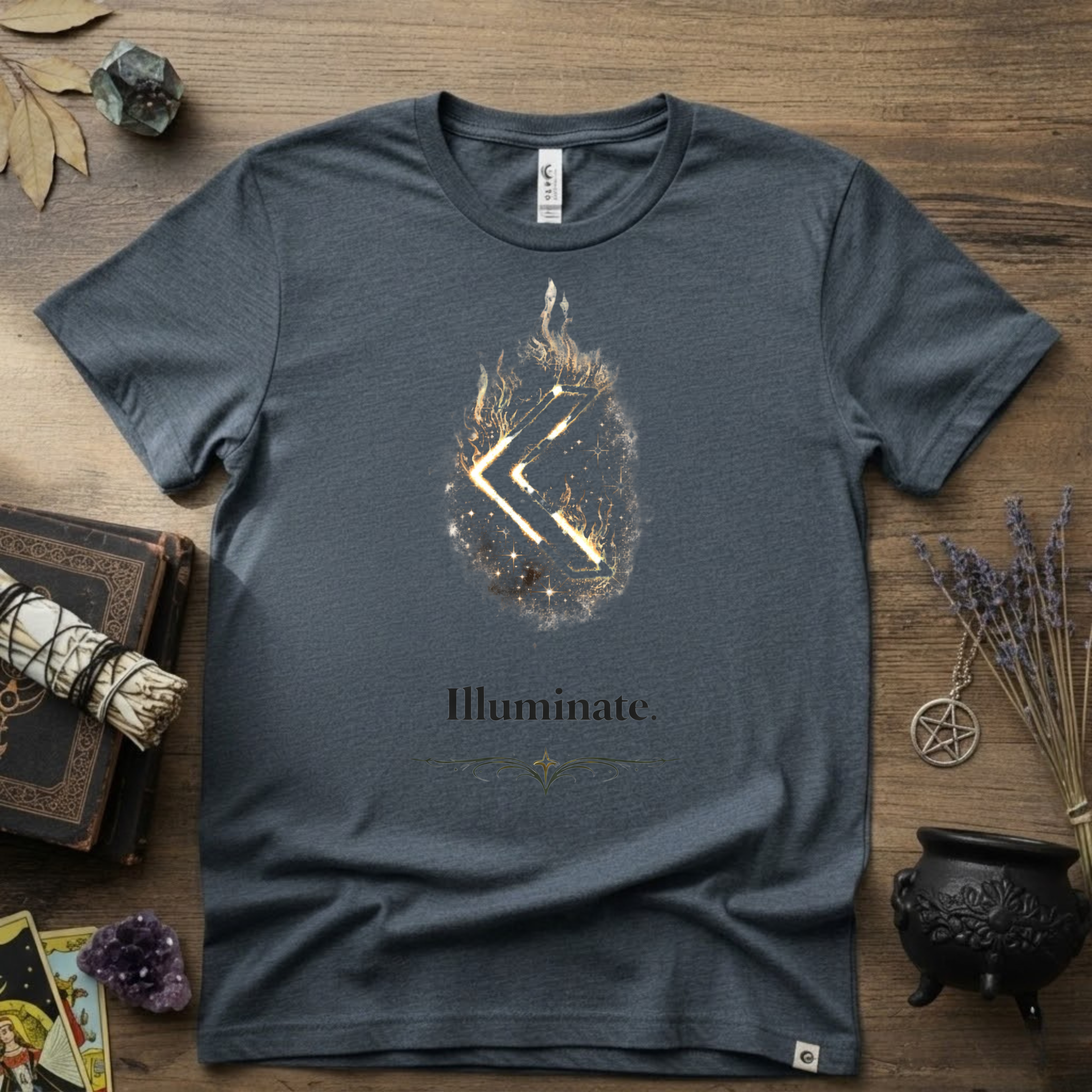 Kenaz Rune 'Illuminate' T-Shirt