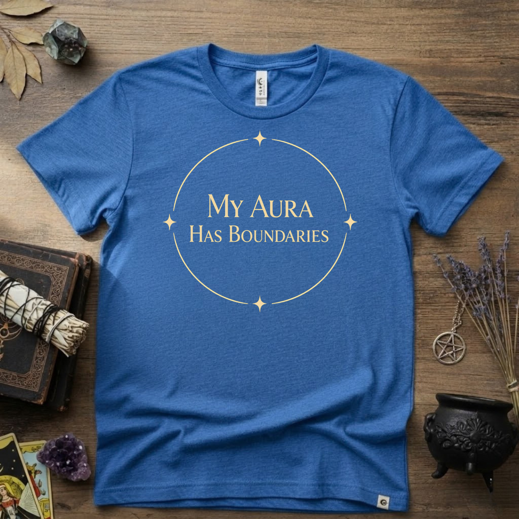 Witchy T-Shirt — "My Aura Has Boundaries"