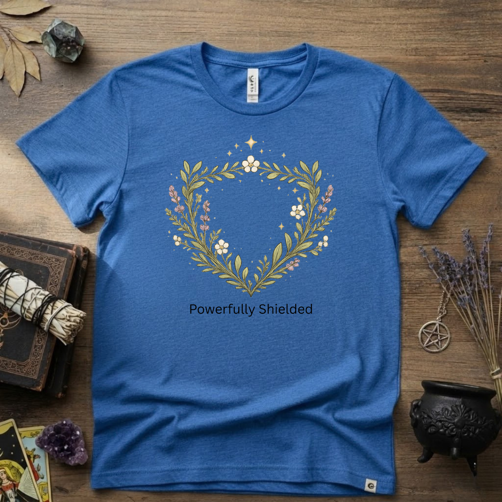 Witchy T-Shirt — "Powerfully Shielded"