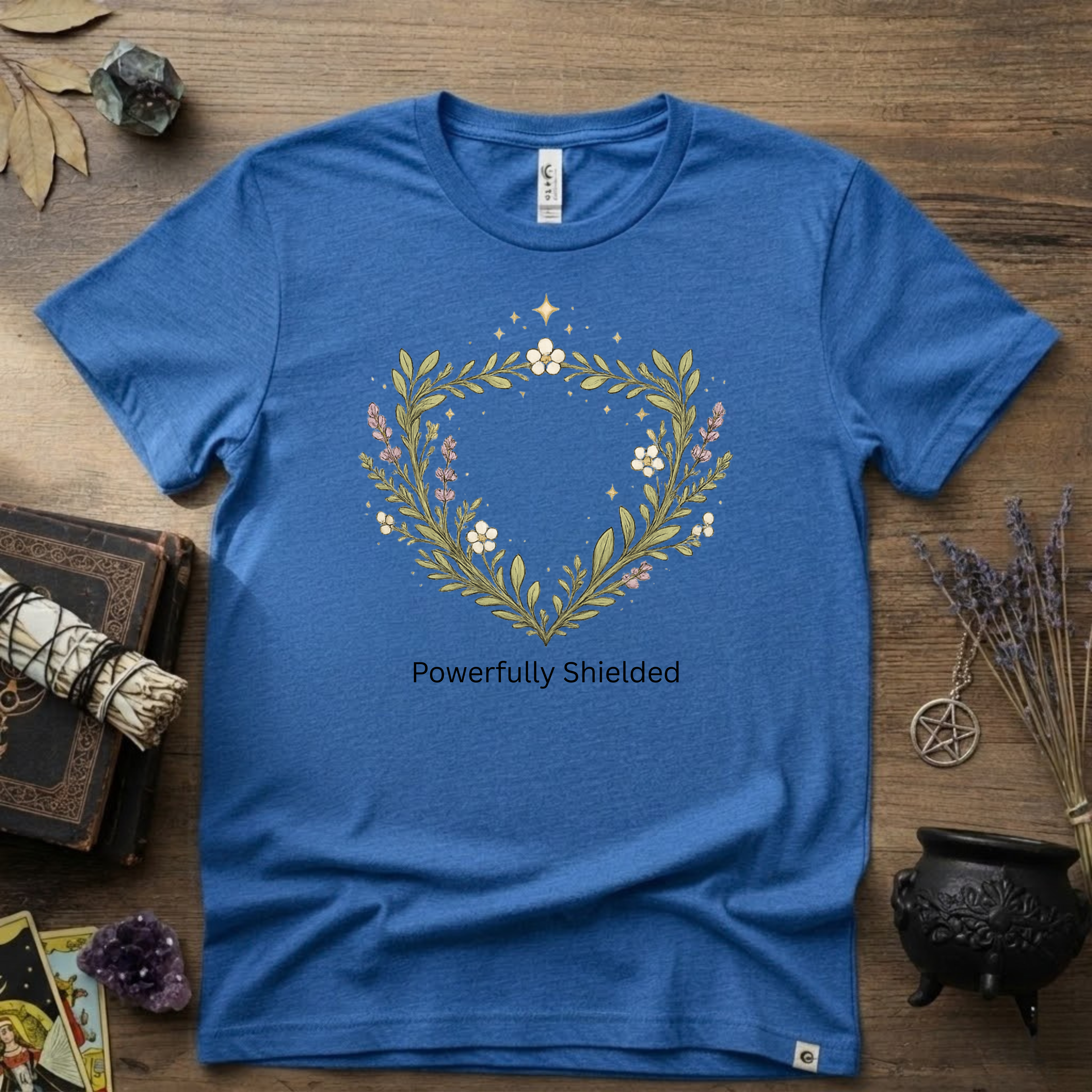 Witchy T-Shirt — "Powerfully Shielded"