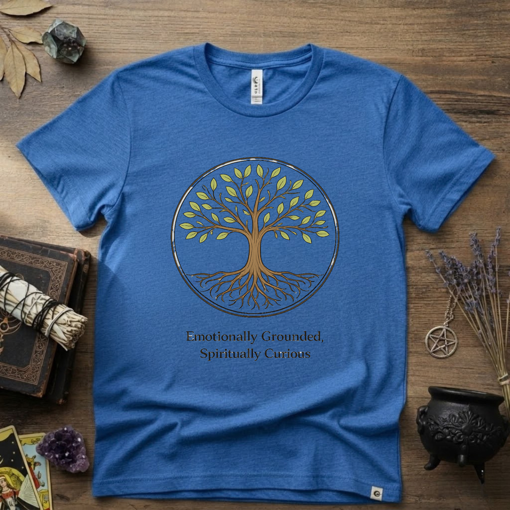 Emotional Grounded Spiritual Curious Witchy T-Shirt | Witchcraft Mystic Tee