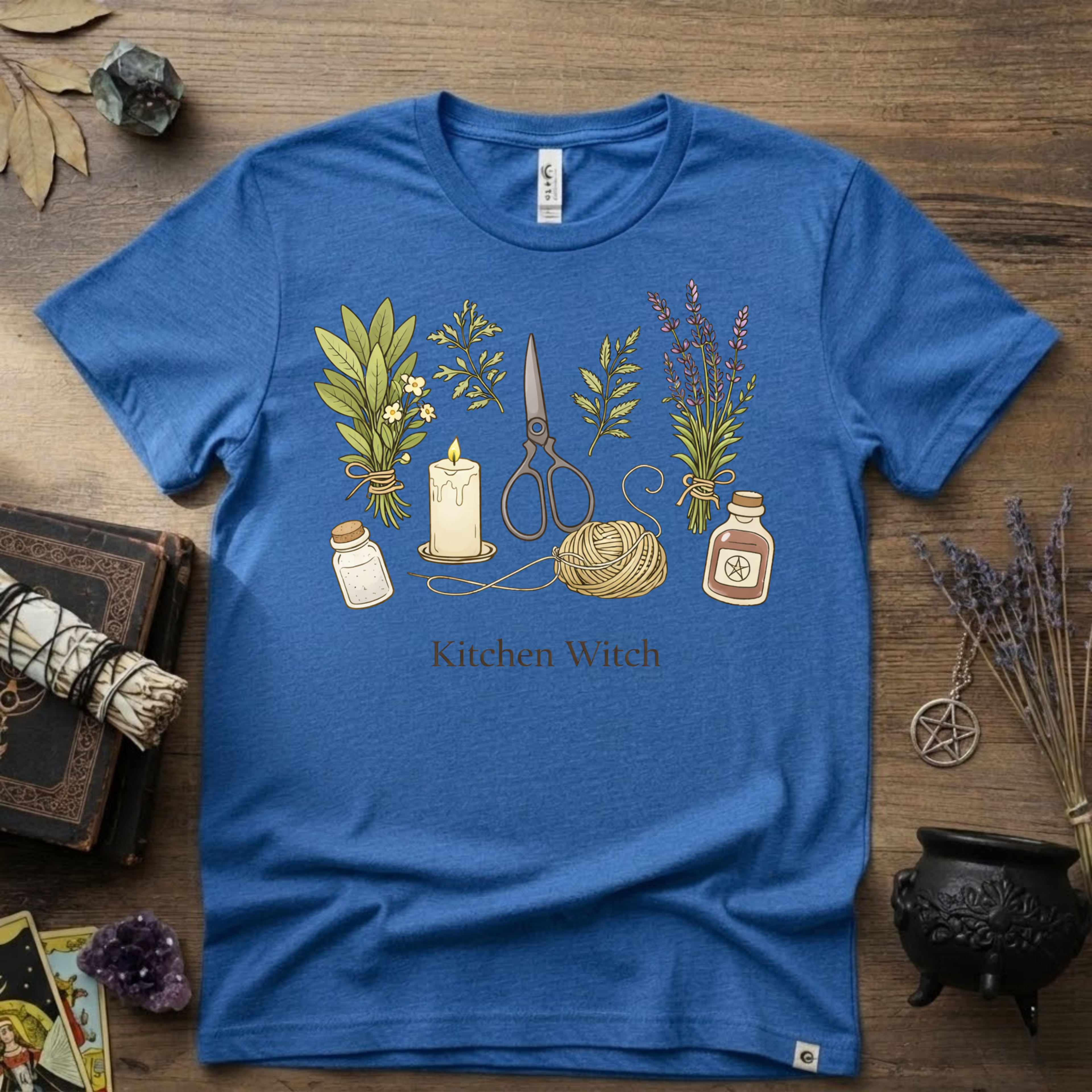Kitchen Witch T-Shirt — Witchy Kitchen Spell Tee