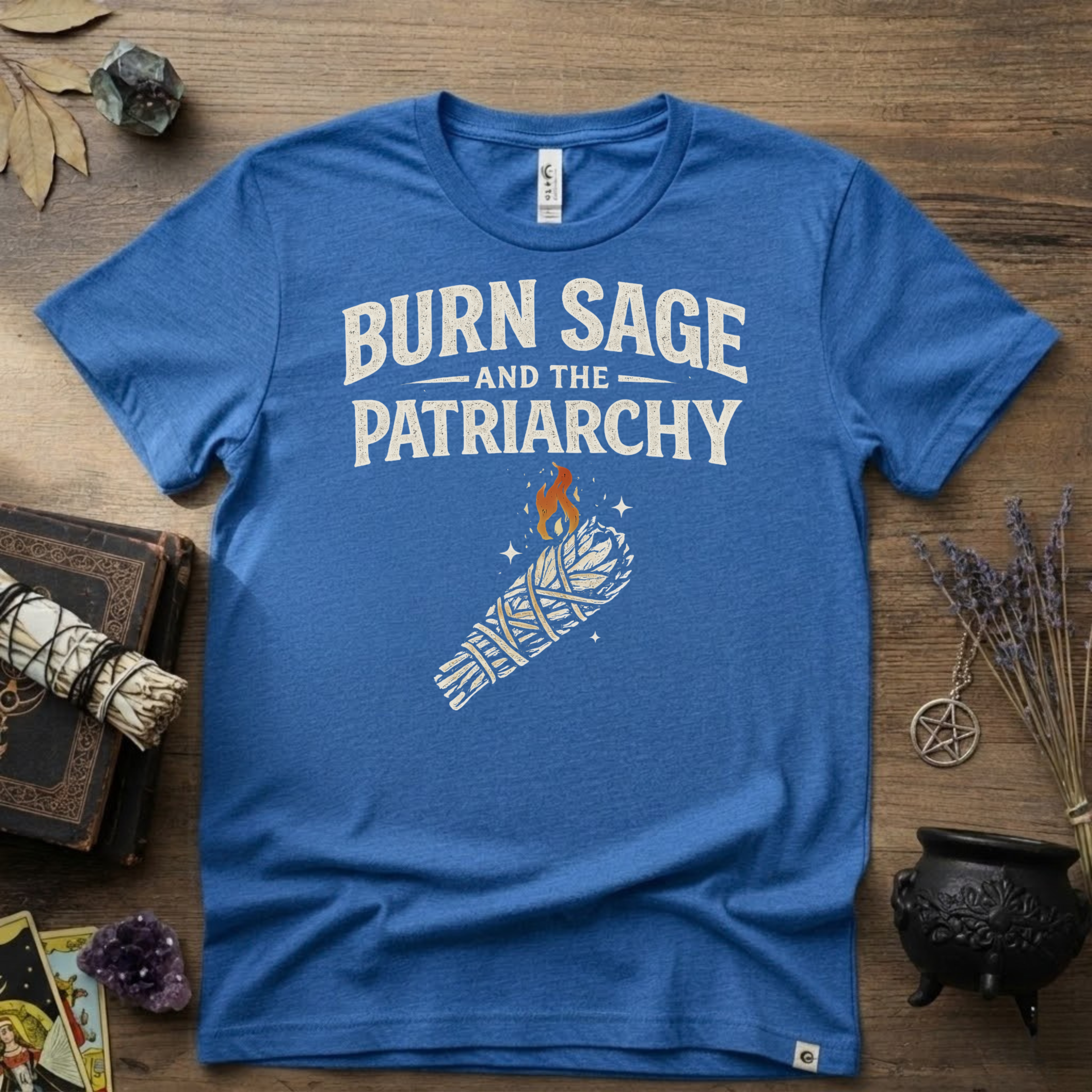 Burn Sage and the Patriarchy Witchy T-Shirt | Witchcraft, Feminist